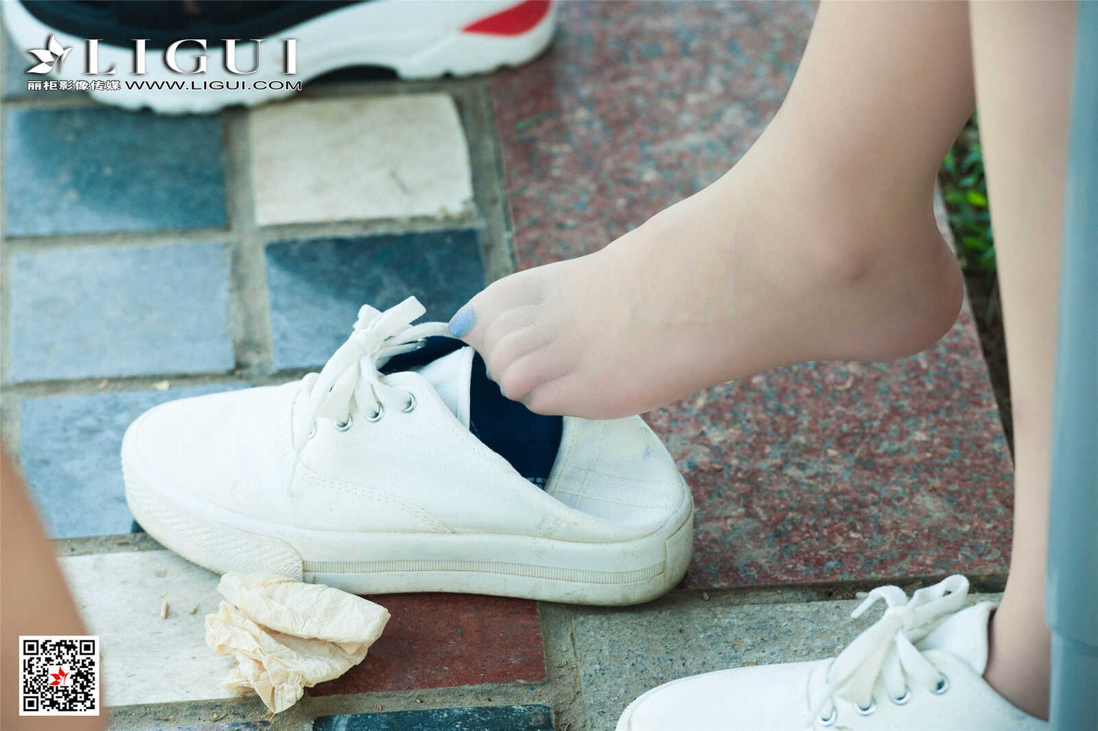 文静&amp;amp;然然《垂钓园丝足》 [丽柜LIGUI] 网络丽人第2张