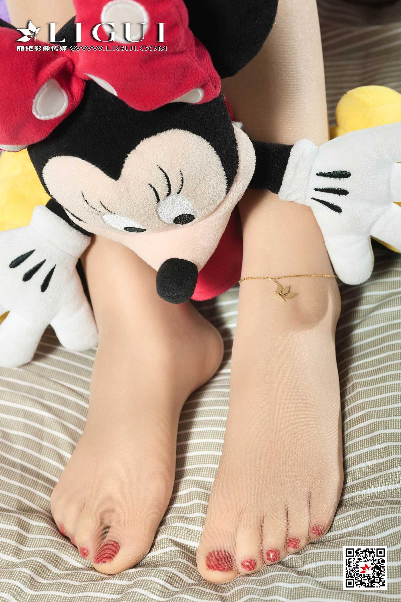 媛媛《民国少女丝足》 [丽柜LIGUI] 网络丽人 写真第12张