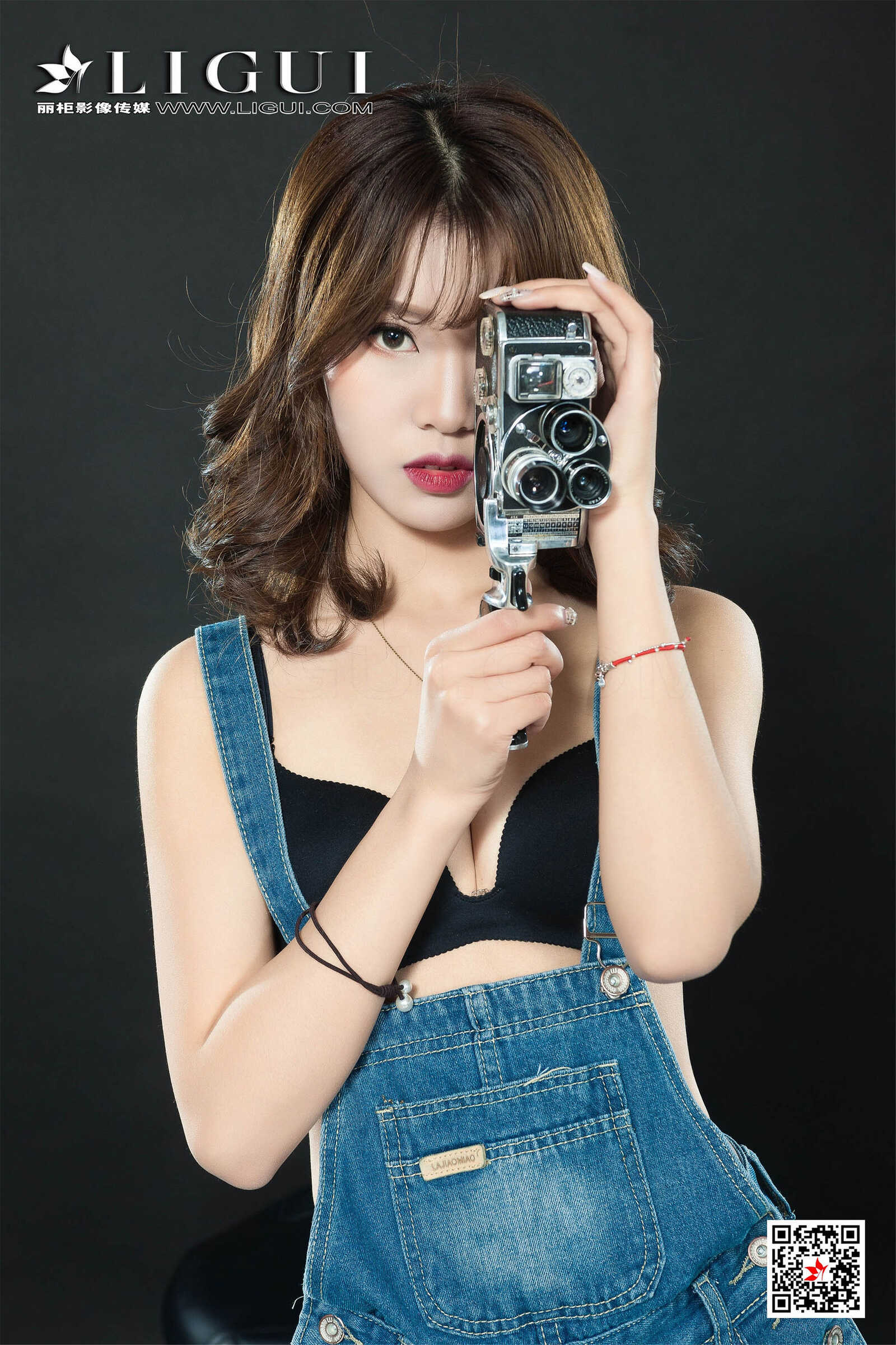 钟情&amp;amp;凉儿《牛仔丝足》 [丽柜LIGUI] 网络丽人第12张