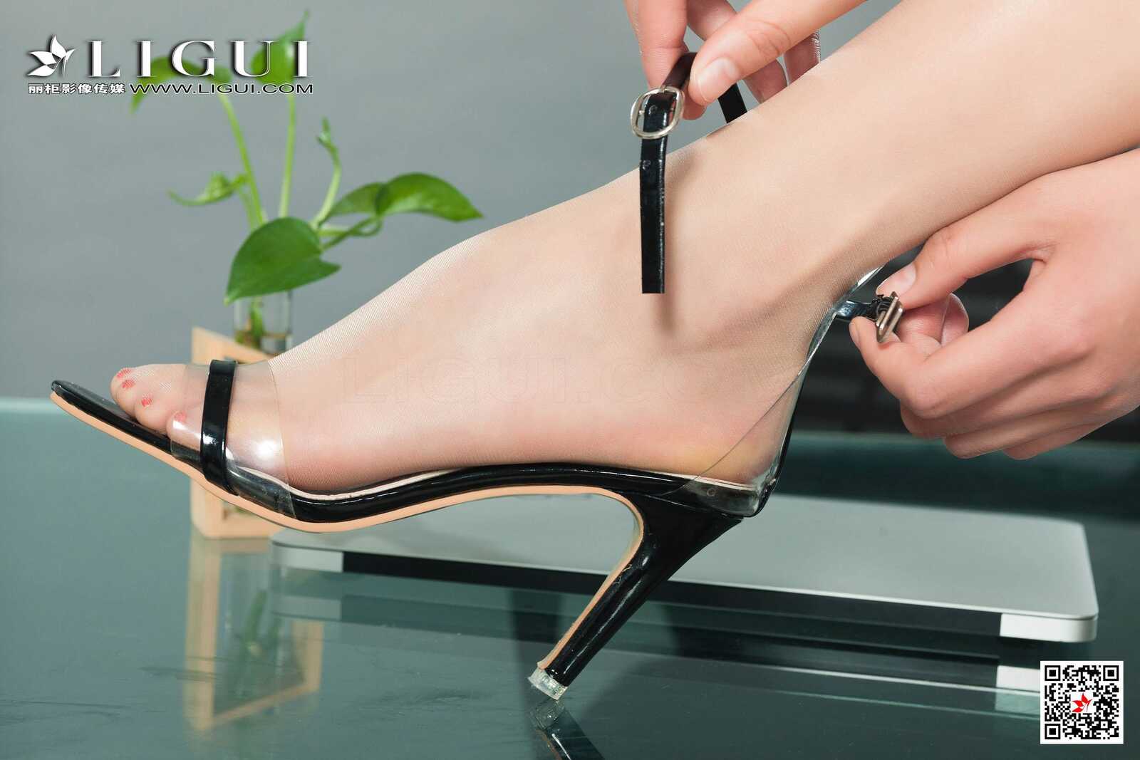 腿模玲玲《肉丝美腿OL》 [丽柜LIGUI] 网络丽人 写第5张