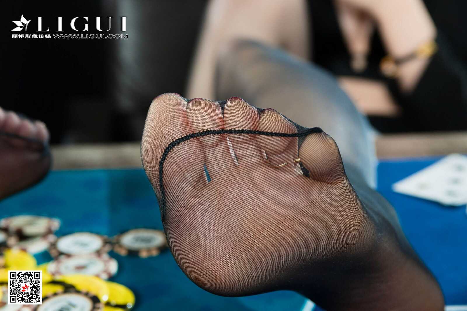 兔子&amp;amp;凉儿《黑丝丝足诱惑》 [丽柜LiGui] 写真集第9张