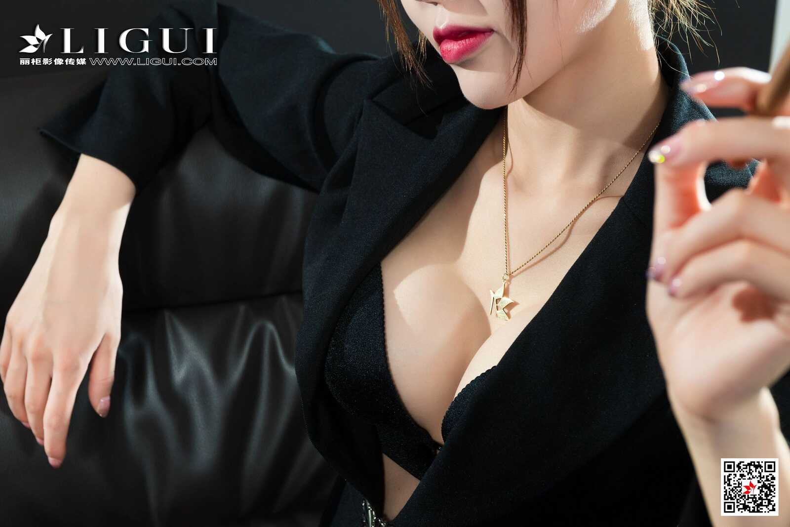 兔子&amp;amp;凉儿《黑丝丝足诱惑》 [丽柜LiGui] 写真集第7张