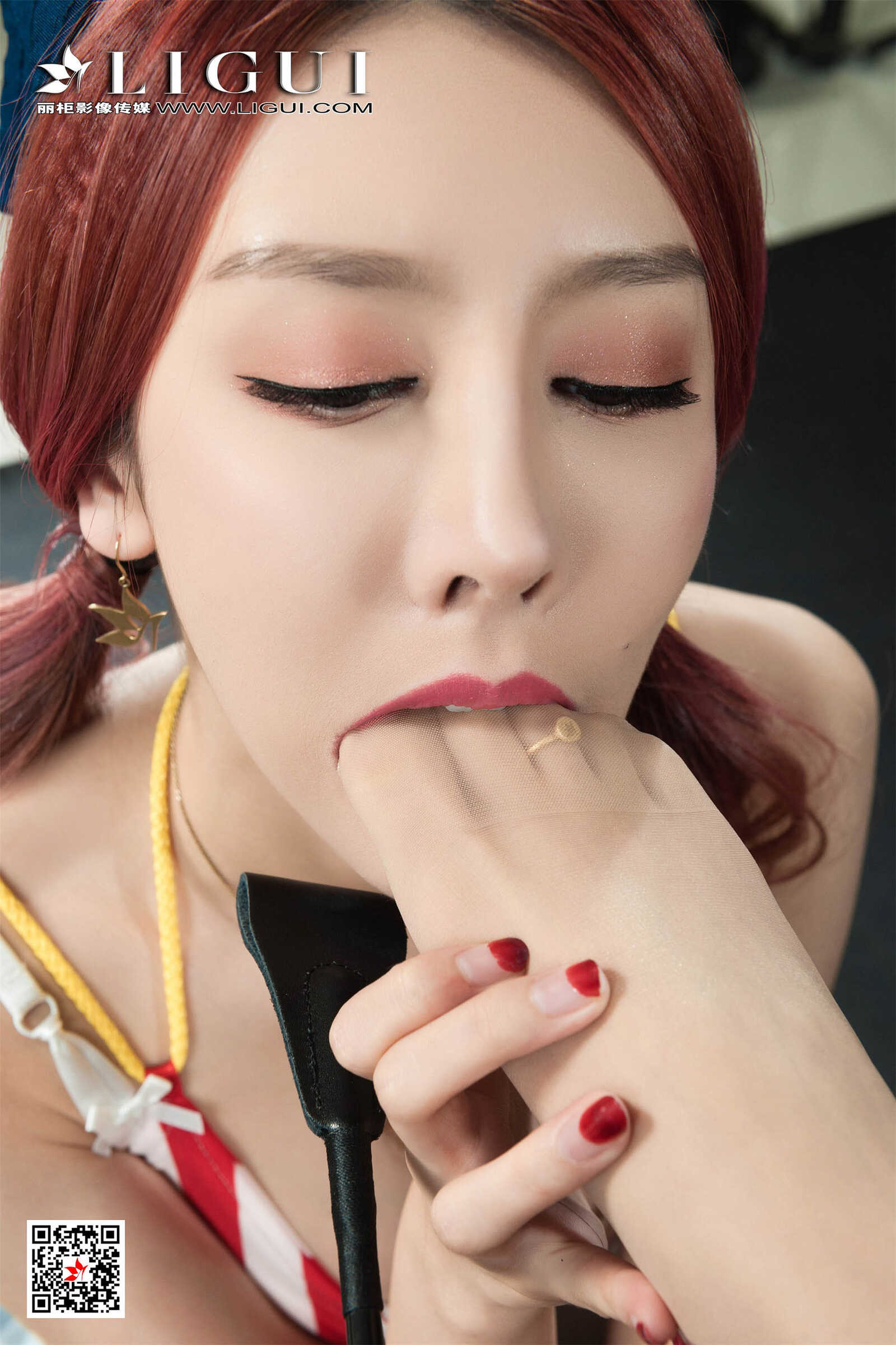 兔子&amp;amp;甜甜《双生海军姐妹花丝足》 [丽柜Lig第4张