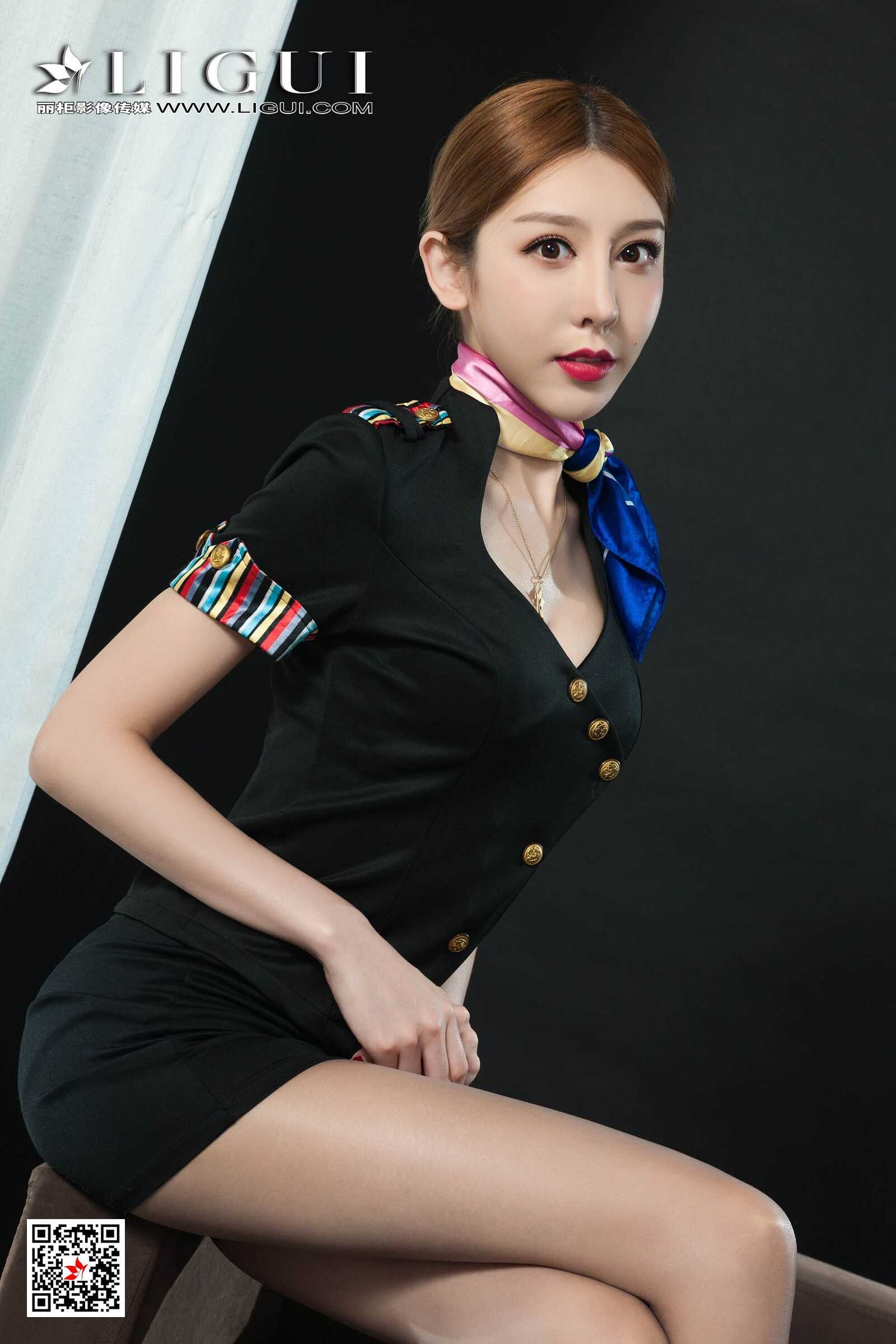 兔子《空姐捆绑绳艺》 [丽柜美束Ligui] 写真集第4张