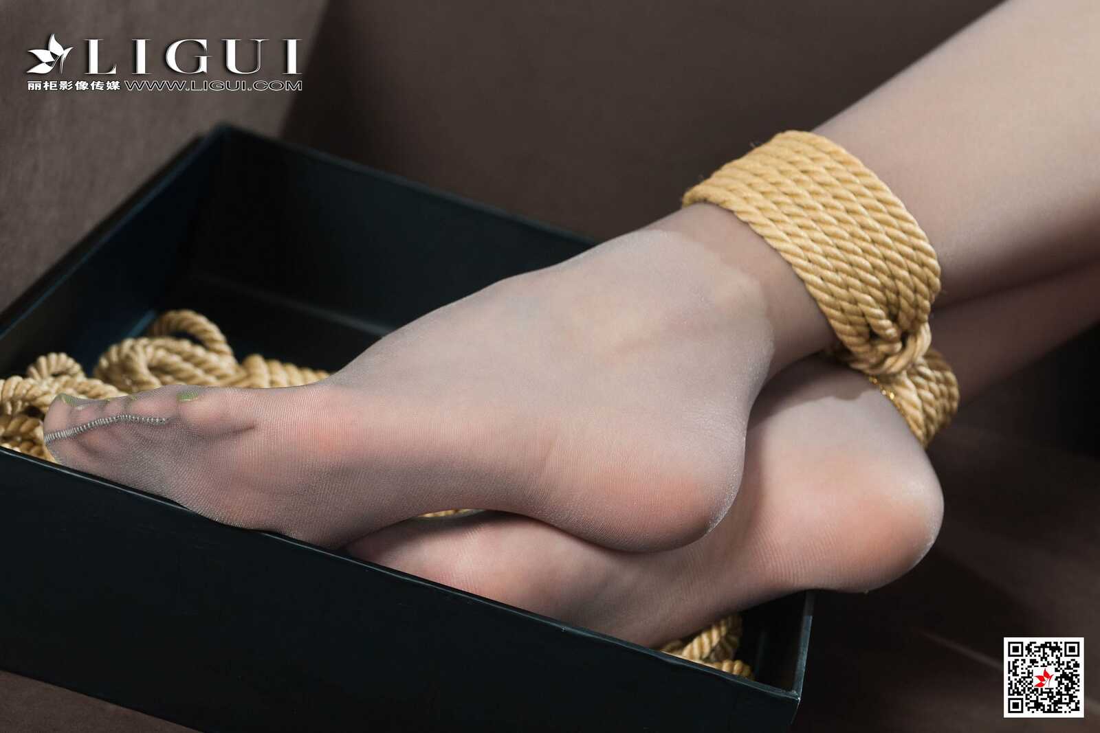 兔子《空姐捆绑绳艺》 [丽柜美束Ligui] 写真集第1张