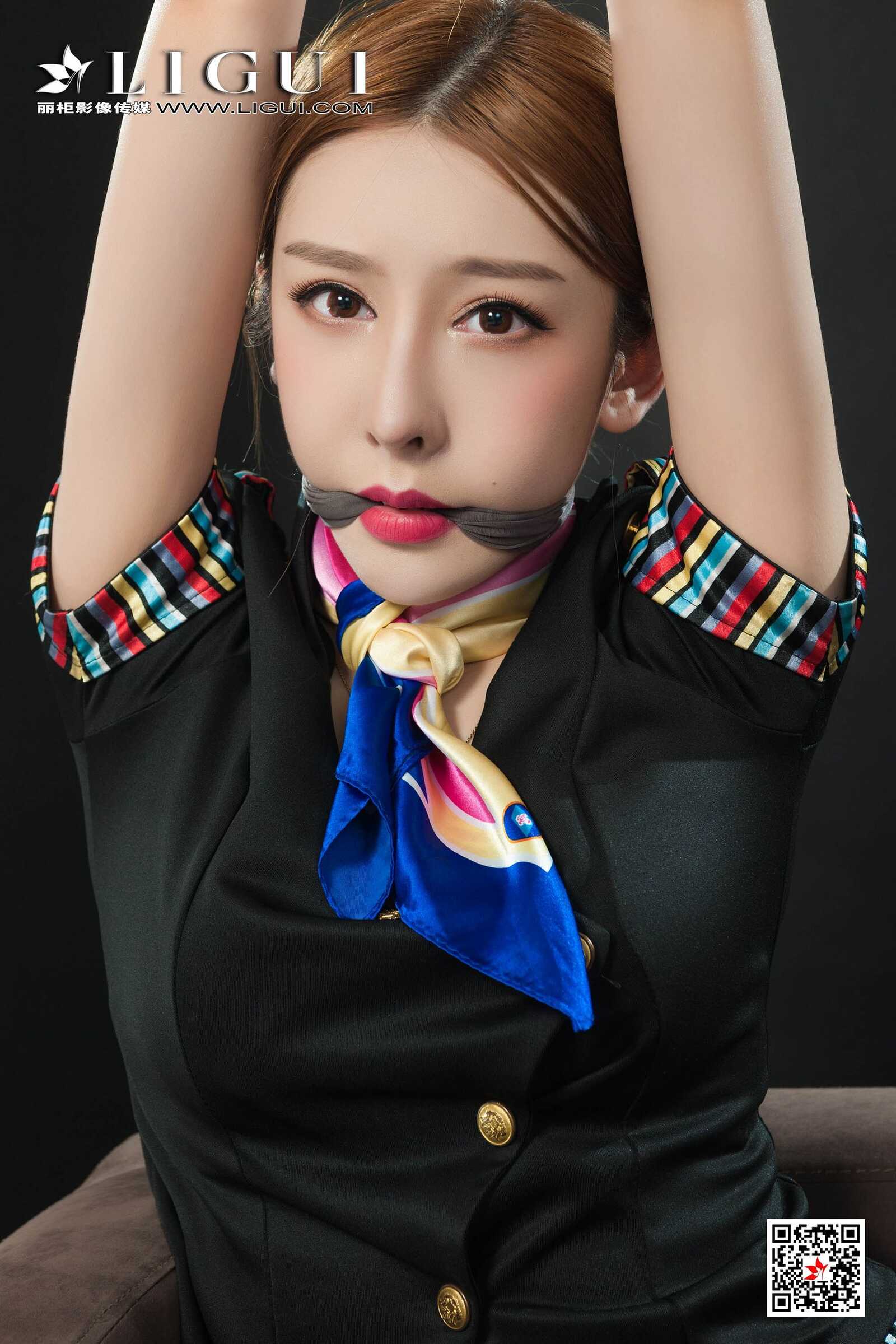 兔子《空姐捆绑绳艺》 [丽柜美束Ligui] 写真集第10张