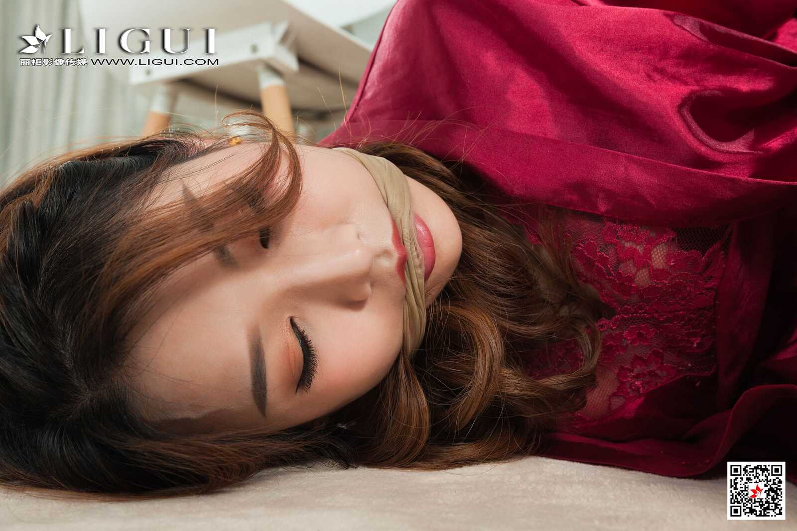 Model 文静《睡衣捆绑美束》 [丽柜LIGUI] 写真集第2张