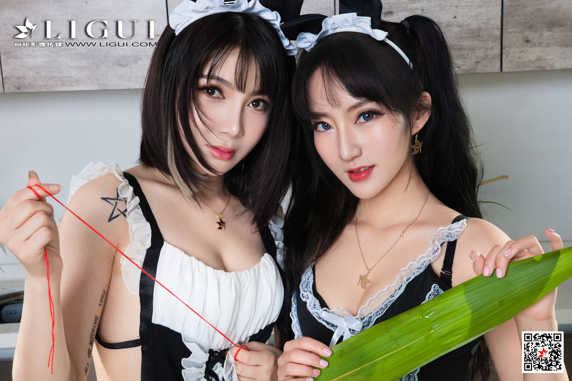 [Ligui丽柜]网络丽人 2021.06.11 Model《双生花-香莲粽第9张