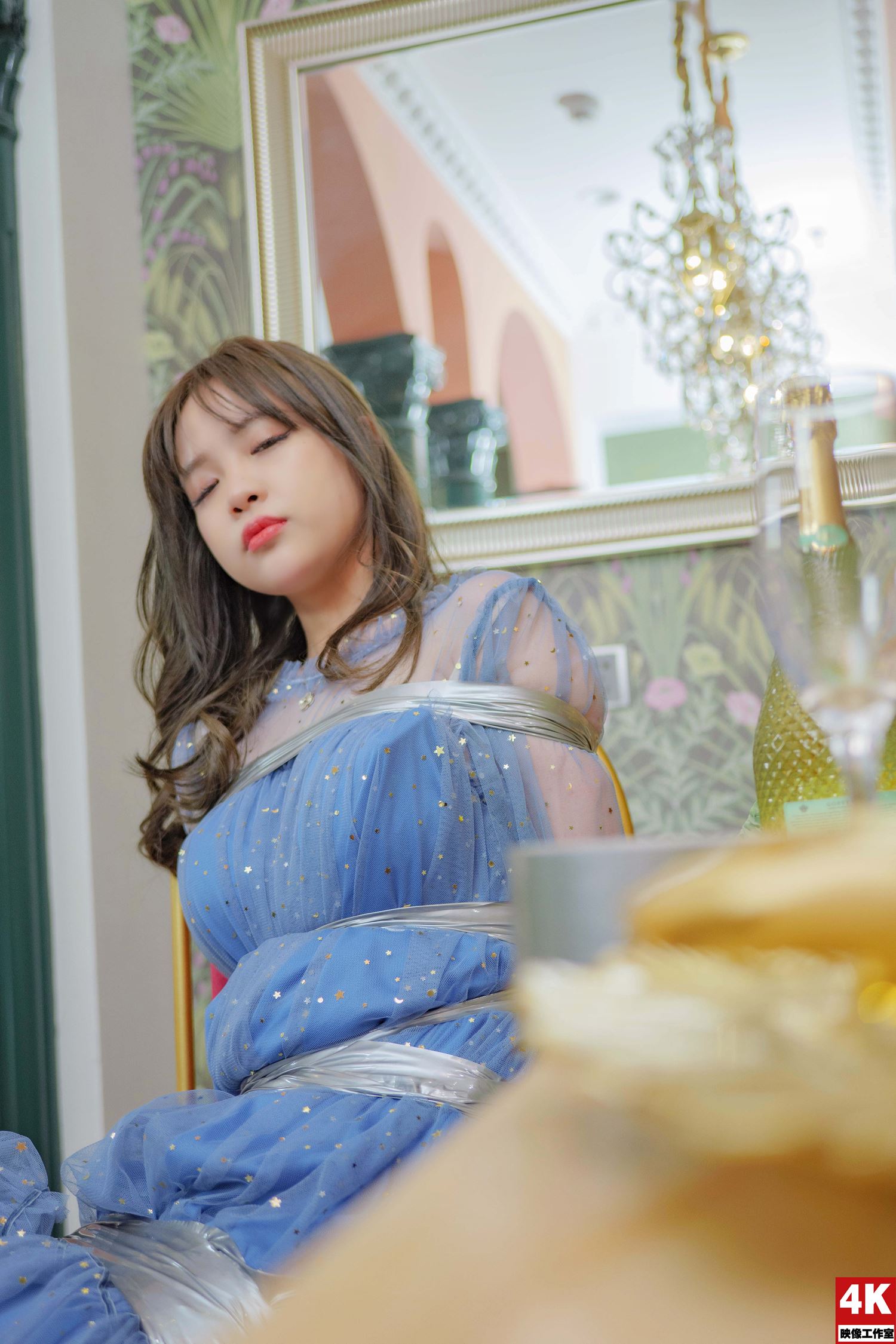 [Ligui丽柜]2022.04.30 法式幽默2 小琳琳第4张