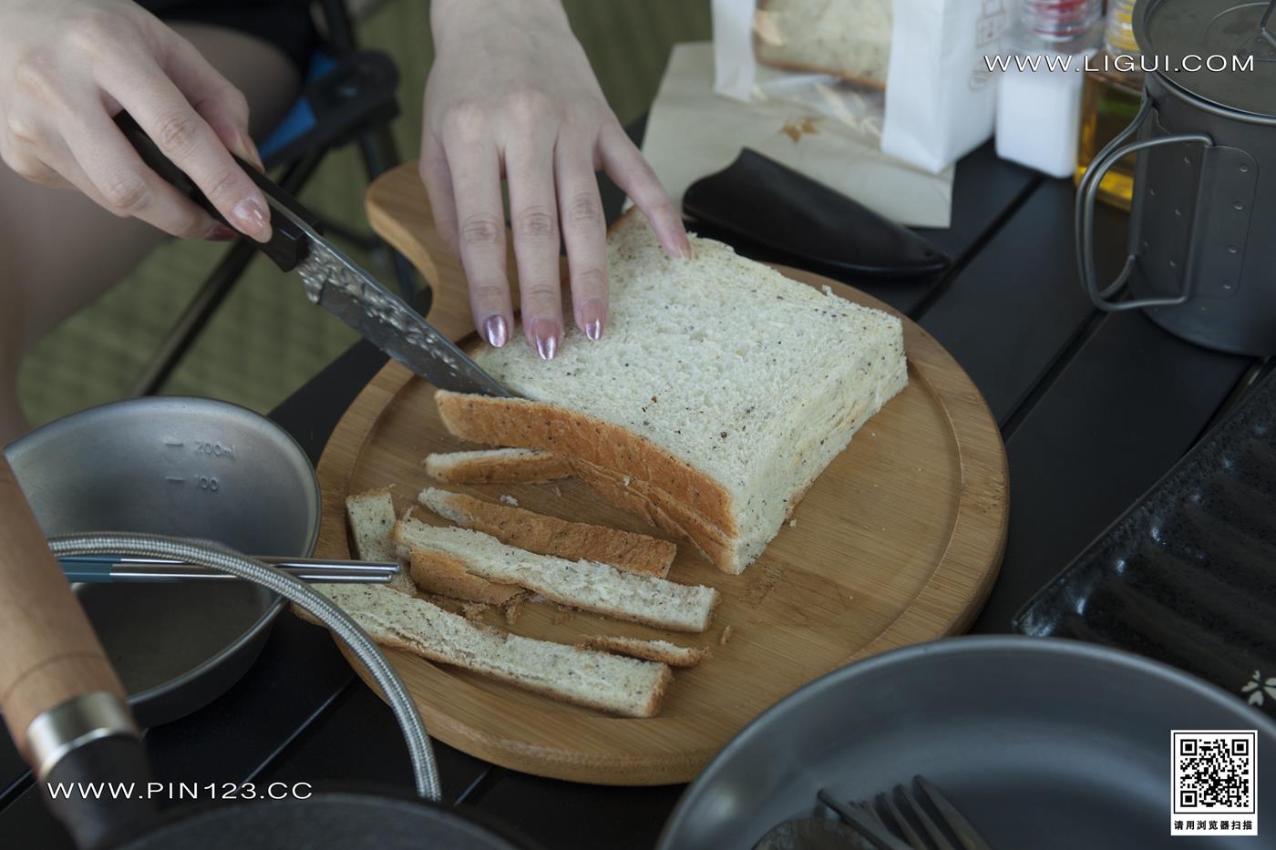 [Ligui丽柜]2022.10.28 香丝露营 兔子＆Vicky第21张