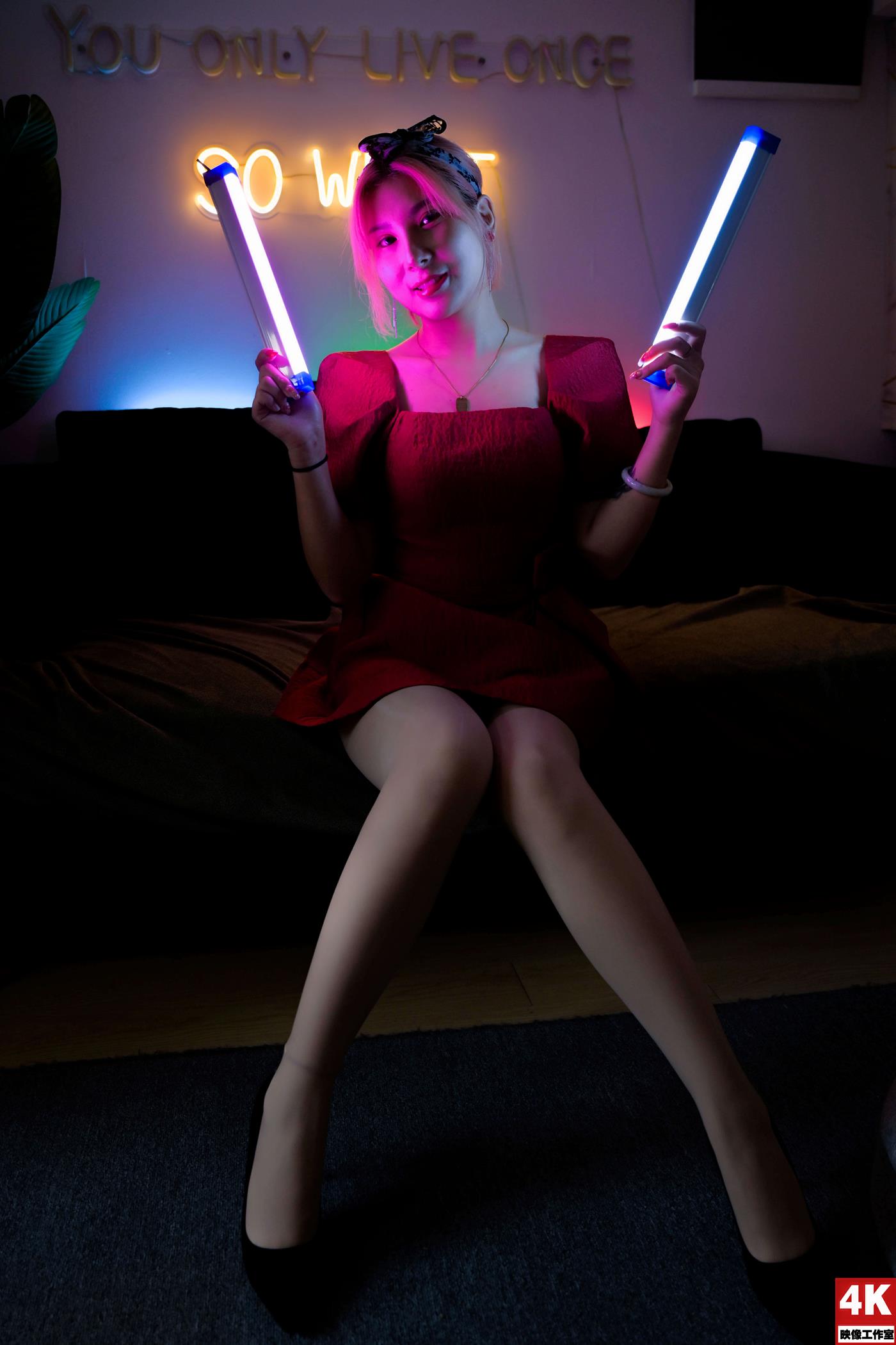 [Ligui丽柜]2022.08.17 氛围灯下的肉丝 小发第11张