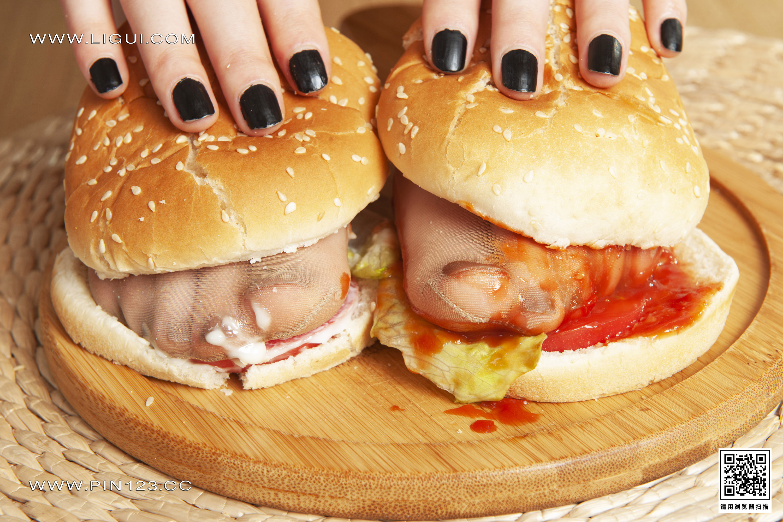 [Ligui丽柜] 2023.04.24《肉丝汉堡》橙子第1张