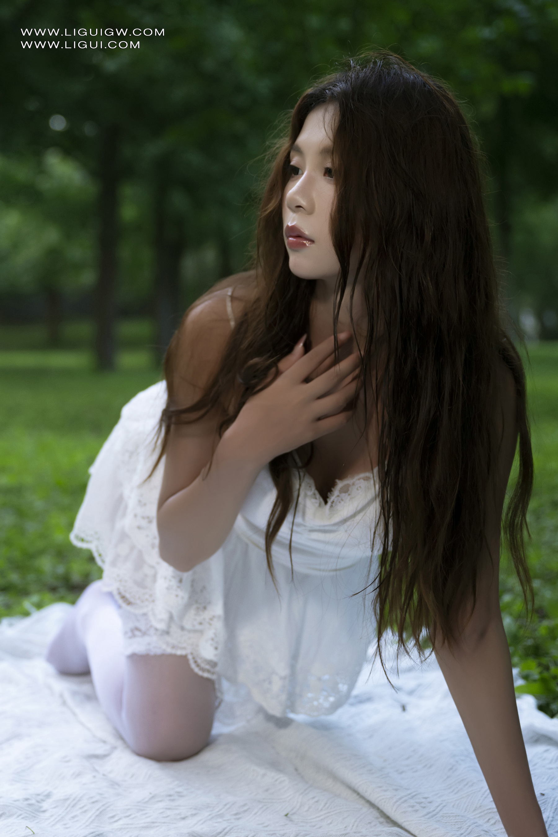 [Ligui丽柜] 2025.08.04 欲野白纱 Xiaomei第3张