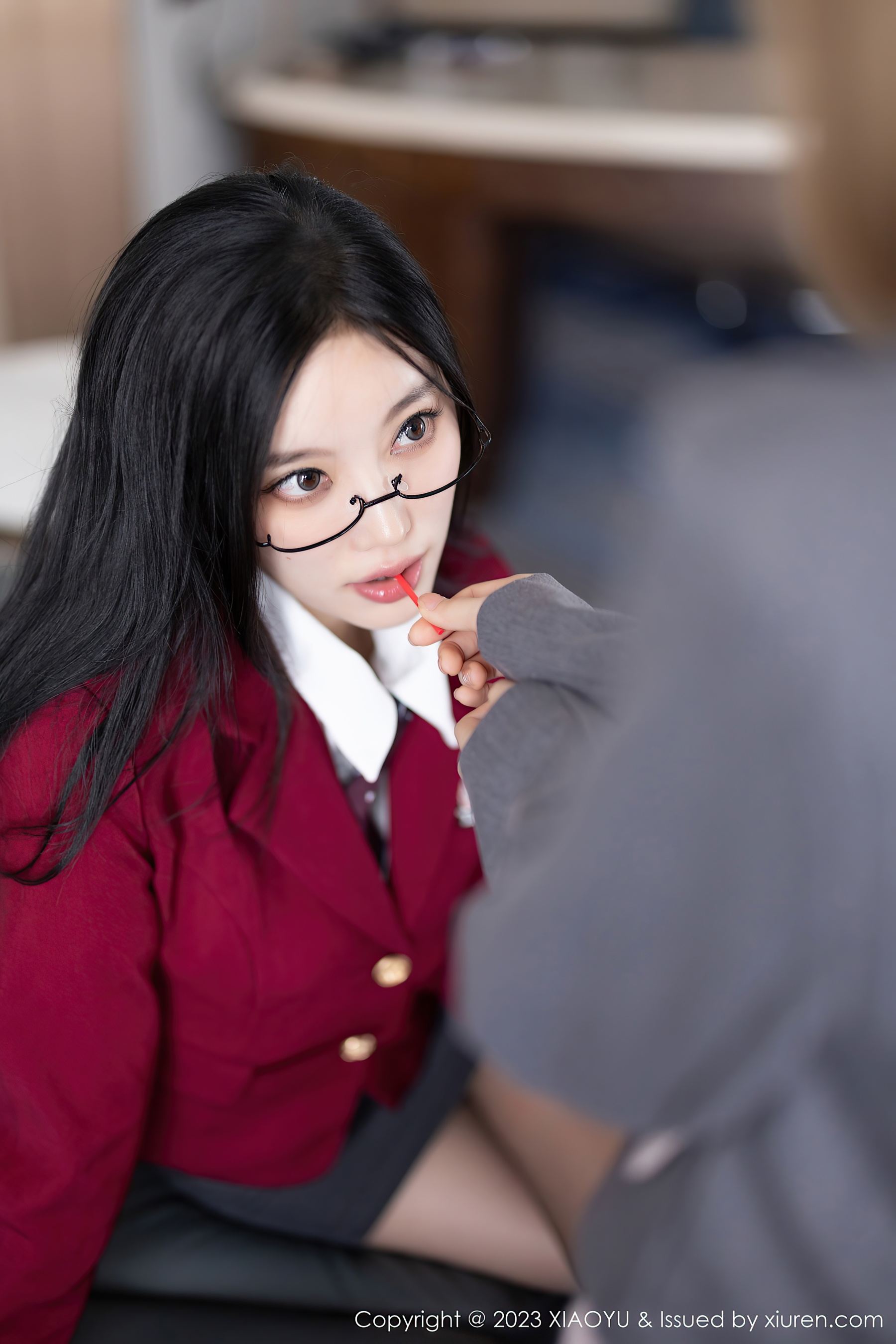  语画界 VOL.1121 杨晨晨Yome 黑丝制服第23张