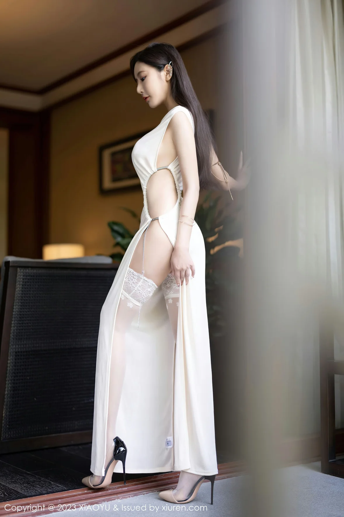  XIAOYU 语画 Vol.1082 王馨瑶yanni 黑色情趣内衣贵州旅拍 [87P]第11张