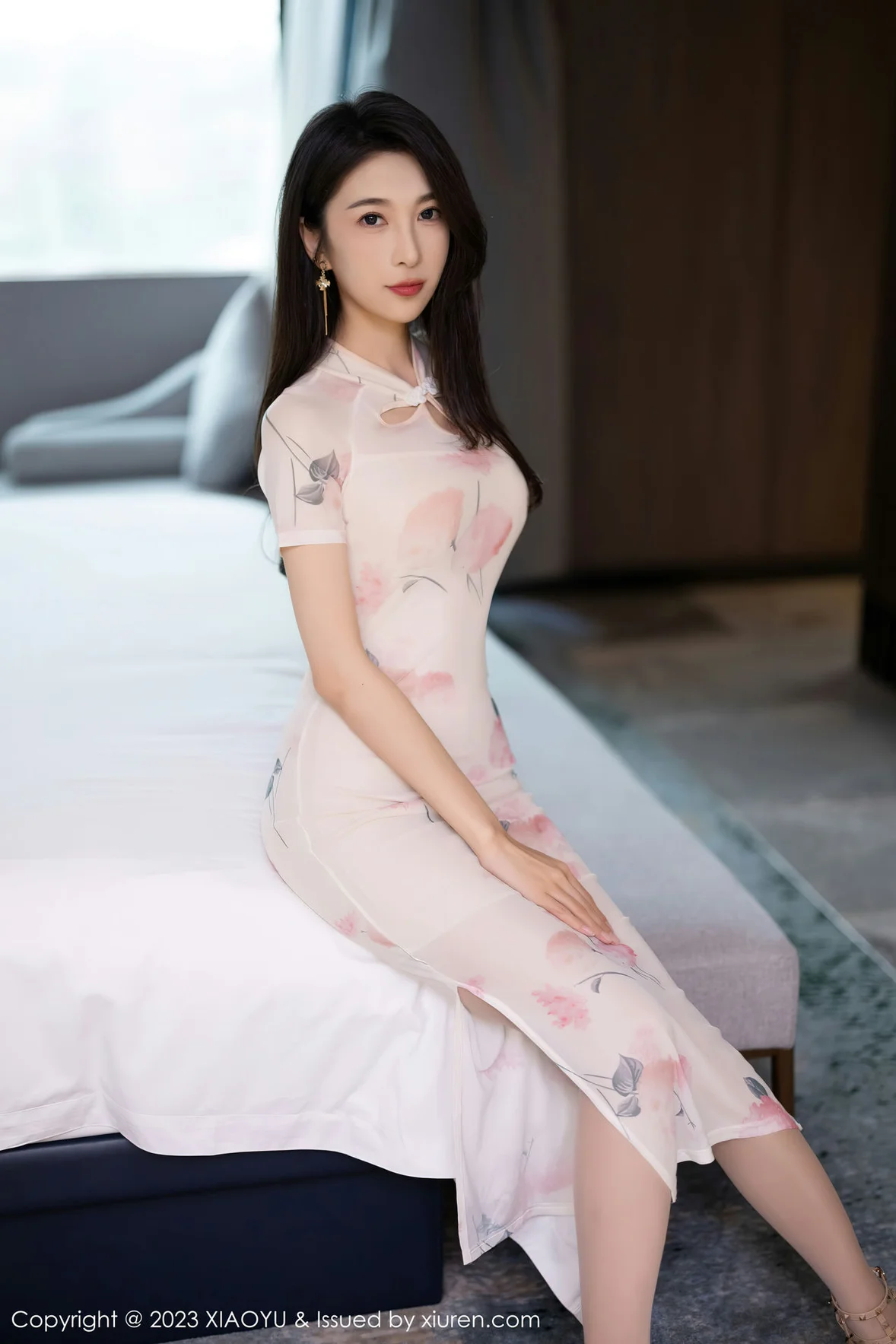  XIAOYU 语画 Vol.1093 林乐一 图案旗袍性感写真 [84P]第11张