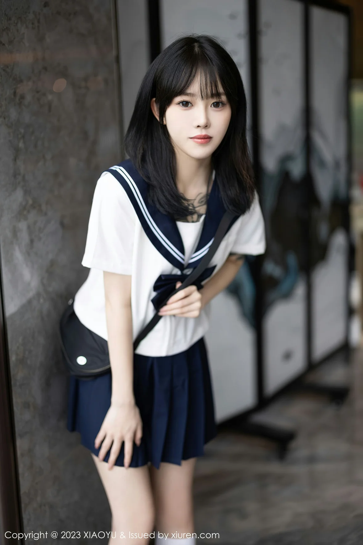  XIAOYU 语画 Vol.1087 奶瓶. 白色学妹服饰性感写真 [89P]第1张