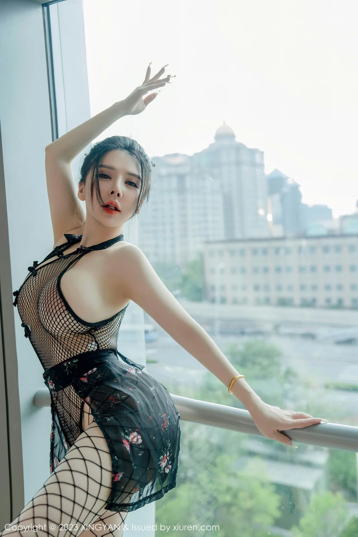  星颜社 Vol.207 潘娇娇 网格连体衣 [84P]第5张