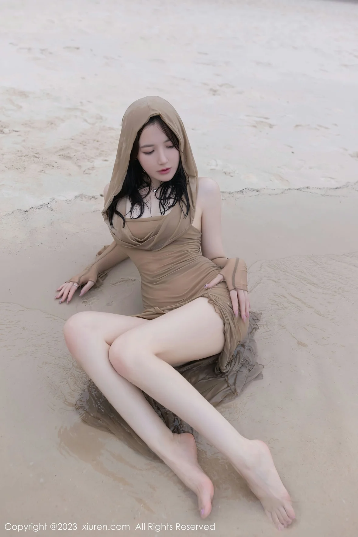  XiuRen 秀人 No.7288 鱼子酱Fish 沙滩渔网性感写真 [78P]第8张