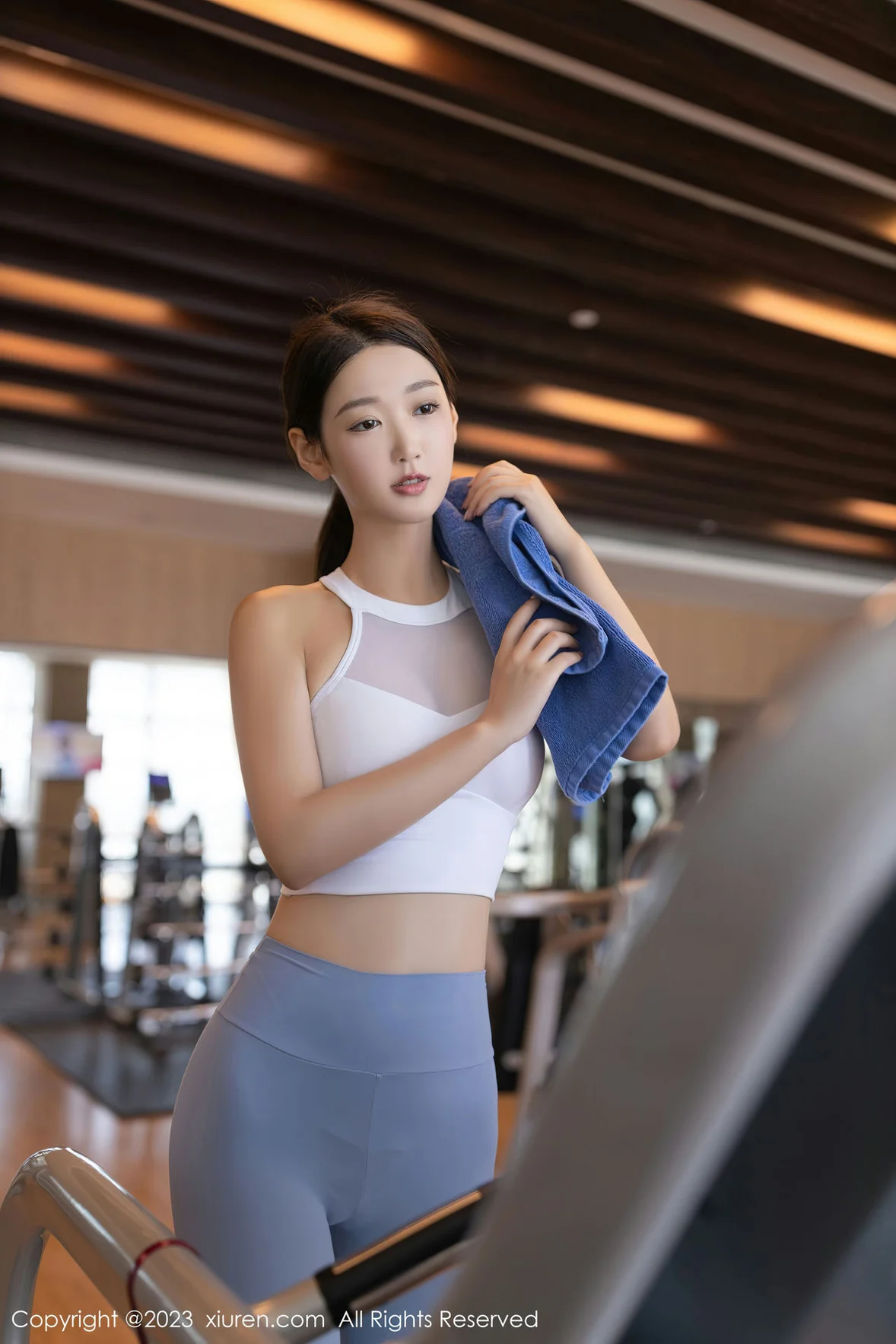  XiuRen 秀人 No.7197 唐安琪 瑜伽服健身场所拍摄澳门旅拍 [81P]第5张