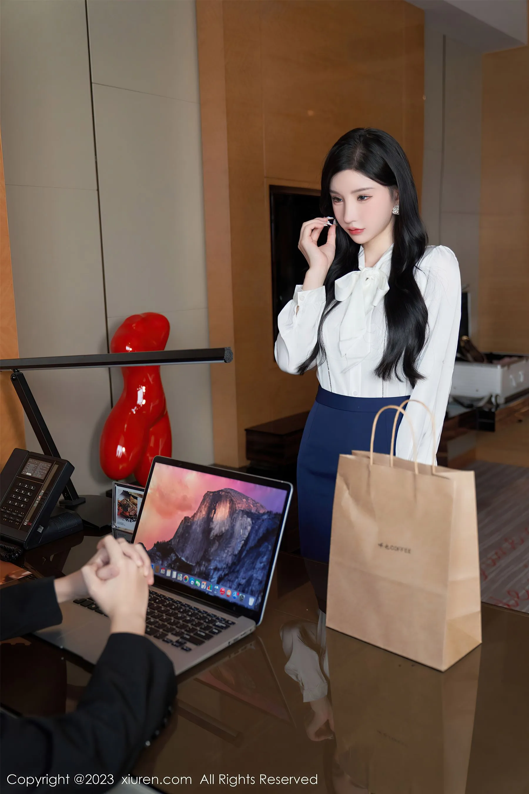  秀人网 No.6614 周于希Sally 黑丝美臀第6张