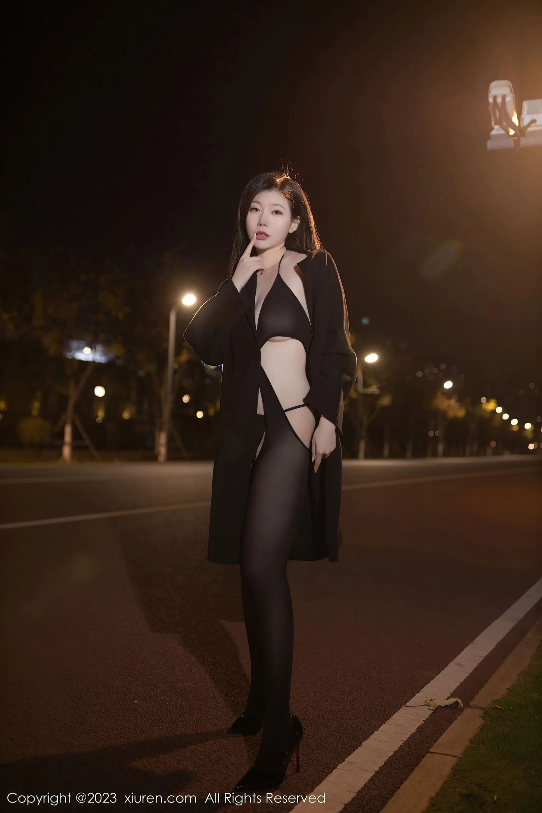  秀人网 No.6524 安然anran 黑丝美腿第23张