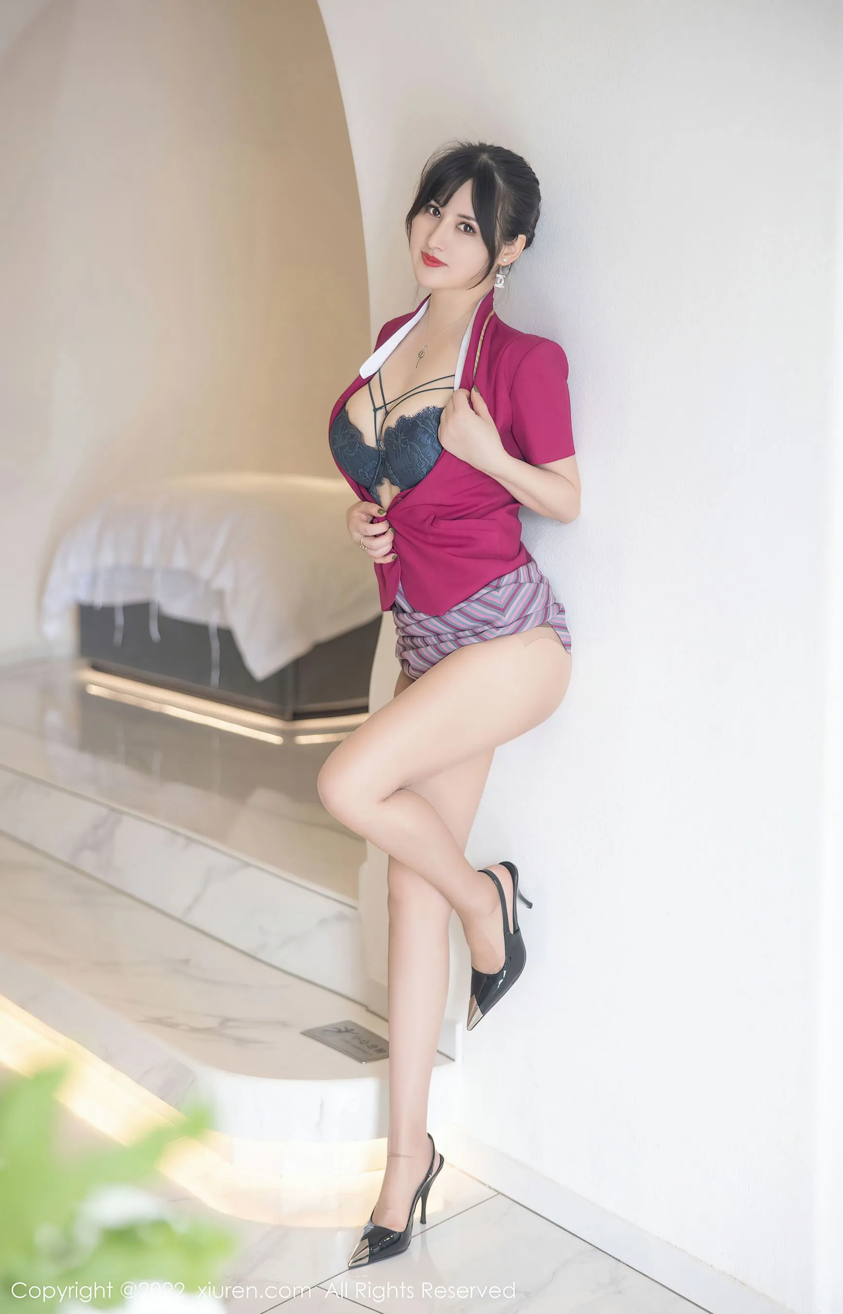  秀人网 No.5241 诗诗kiki 制服诱惑第24张