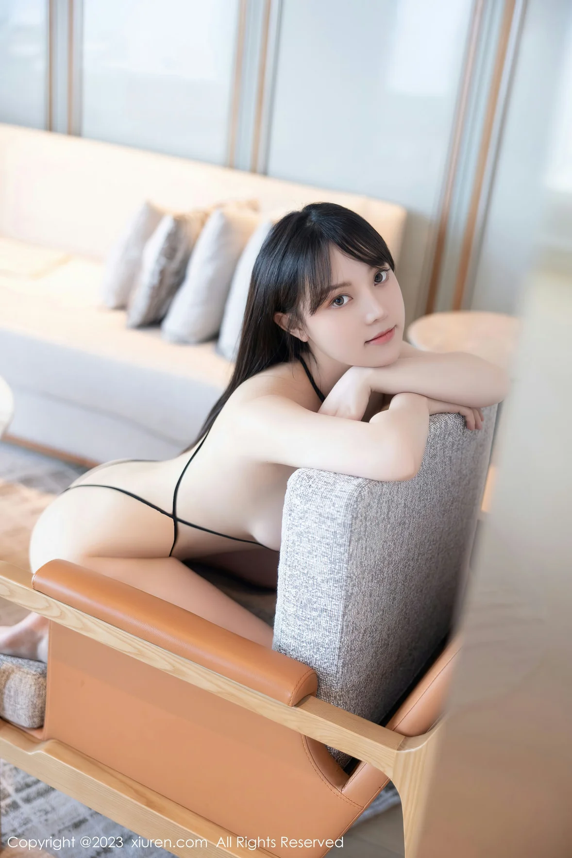  XiuRen 秀人 No.6886 豆瓣酱 黑色比基尼性感写真 [81P]第27张