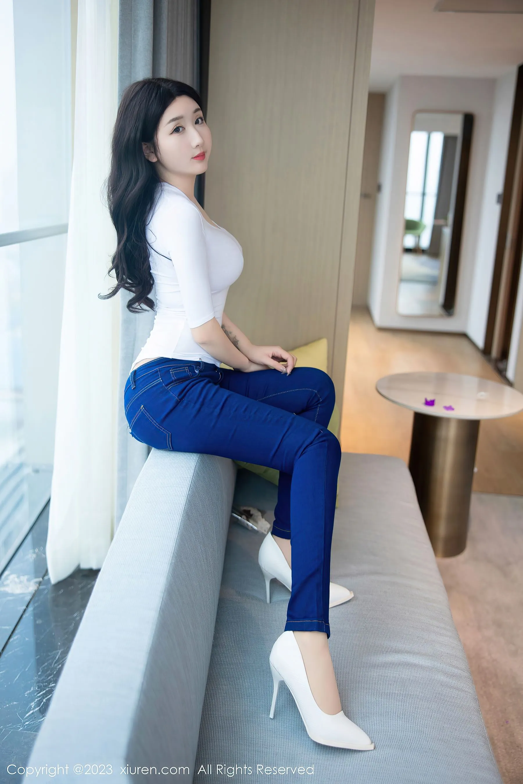  秀人网 No.6570 江真真 牛仔裤美臀第27张