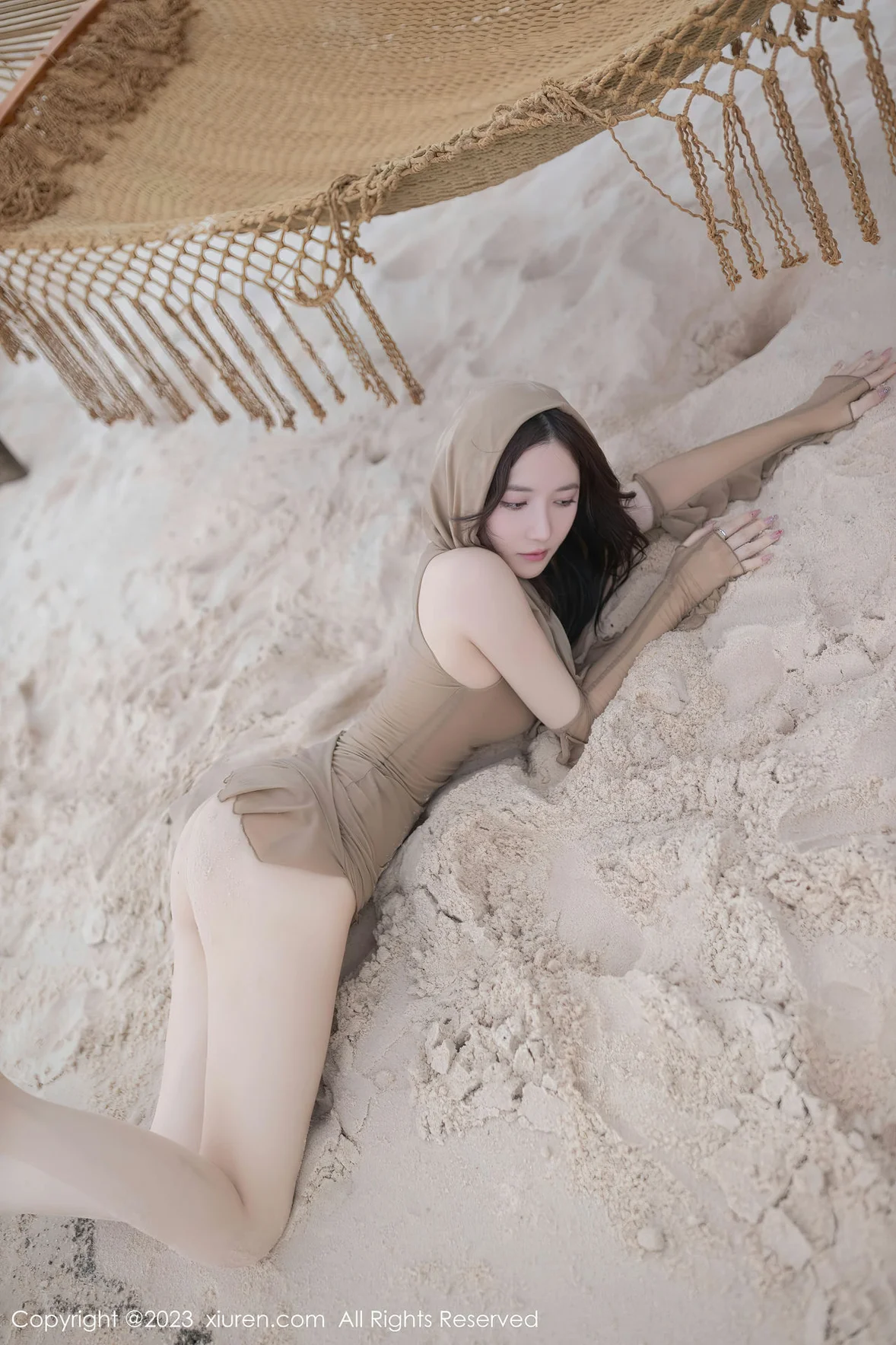  XiuRen 秀人 No.7288 鱼子酱Fish 沙滩渔网性感写真 [78P]第18张