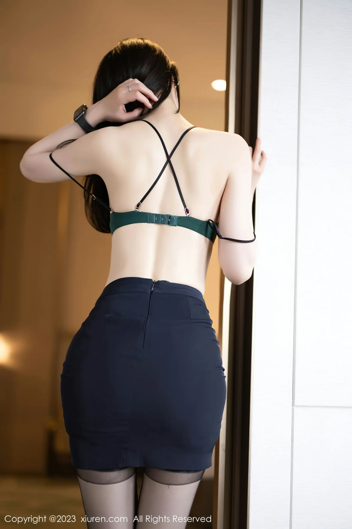  XiuRen 秀人 No.7212 梦心玥 蓝色制服性感写真 [84P]第12张