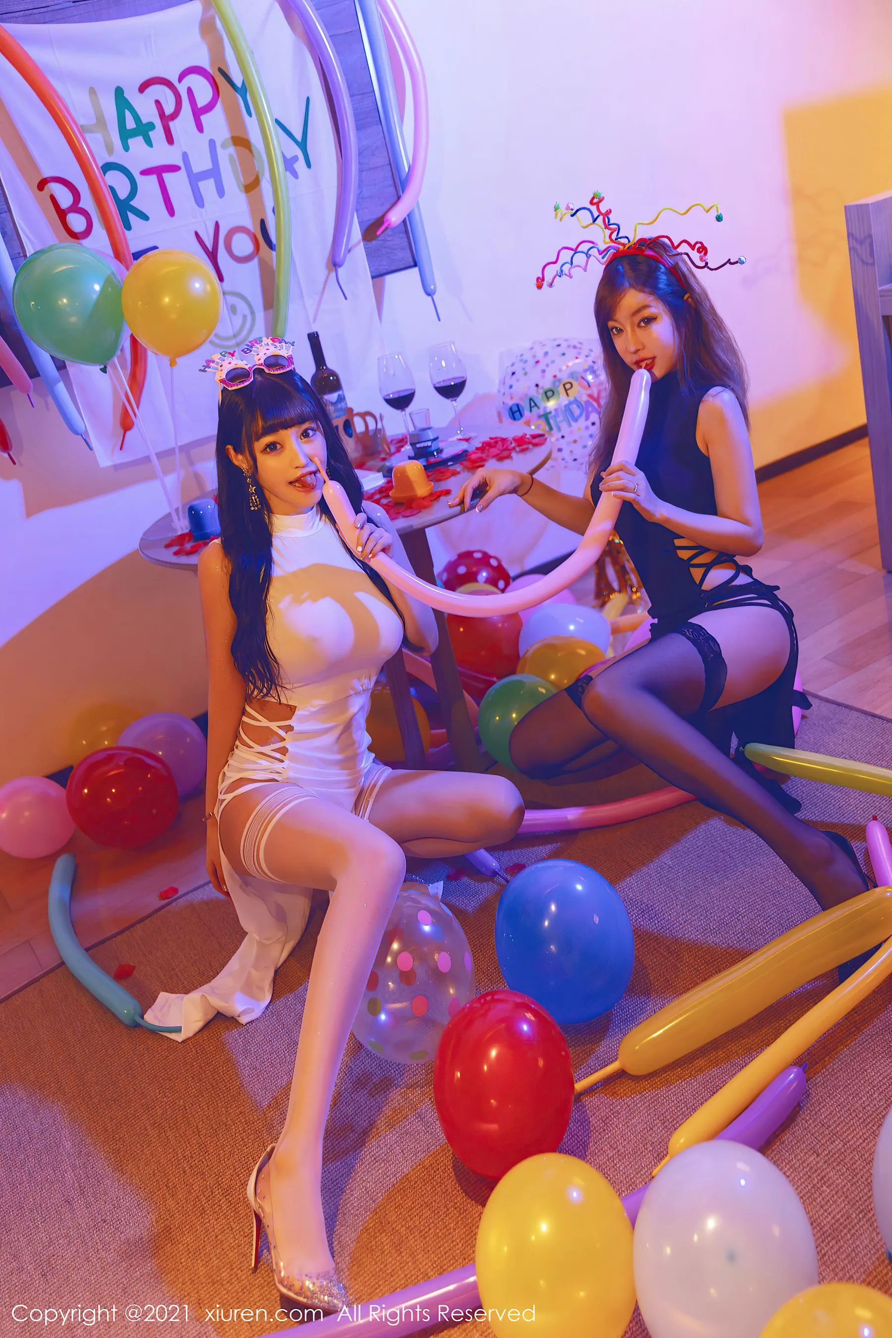 秀人 No.4025 朱可儿Flower、王雨纯第2张