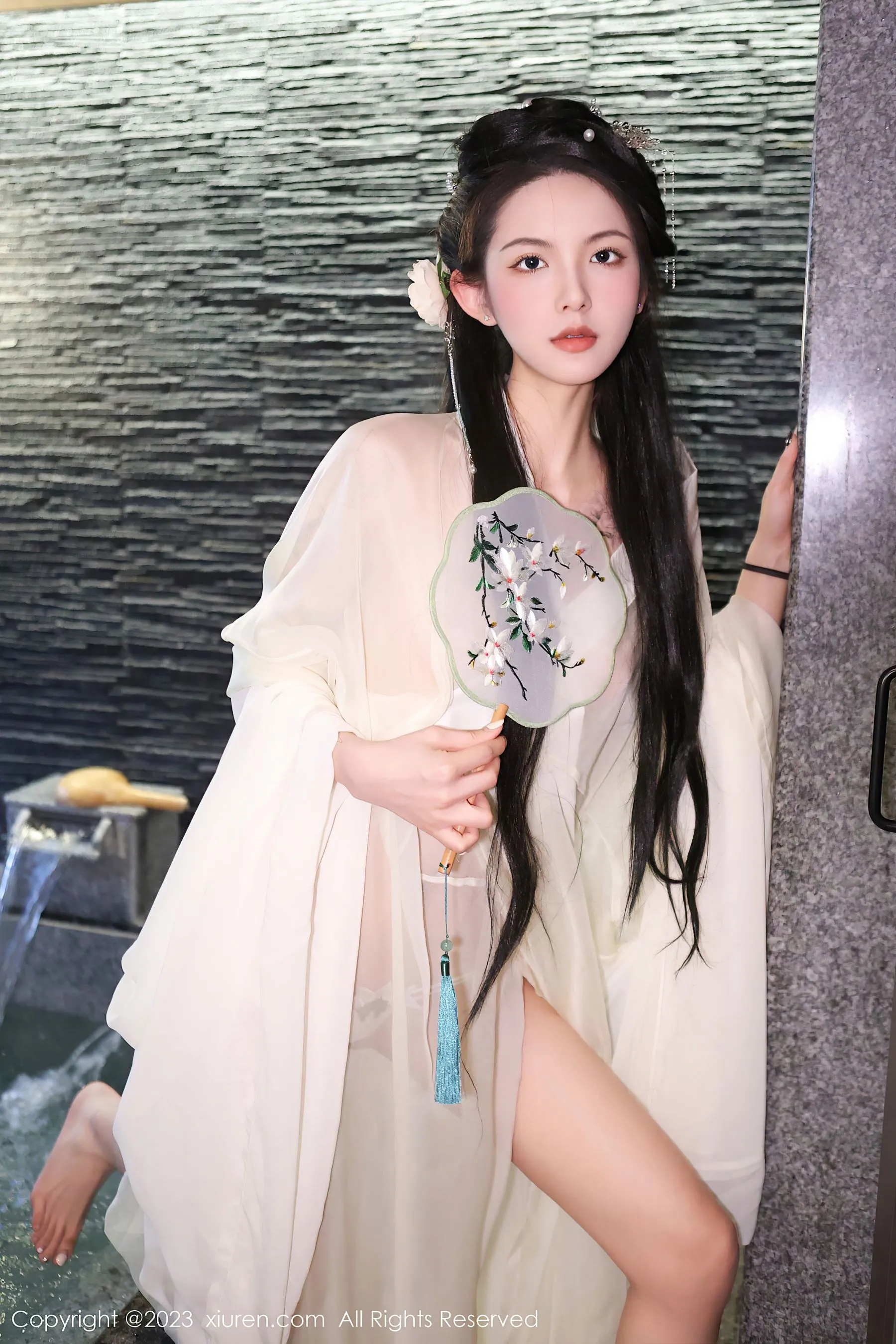  秀人网 No.6430 乔一一 古装美腿第26张