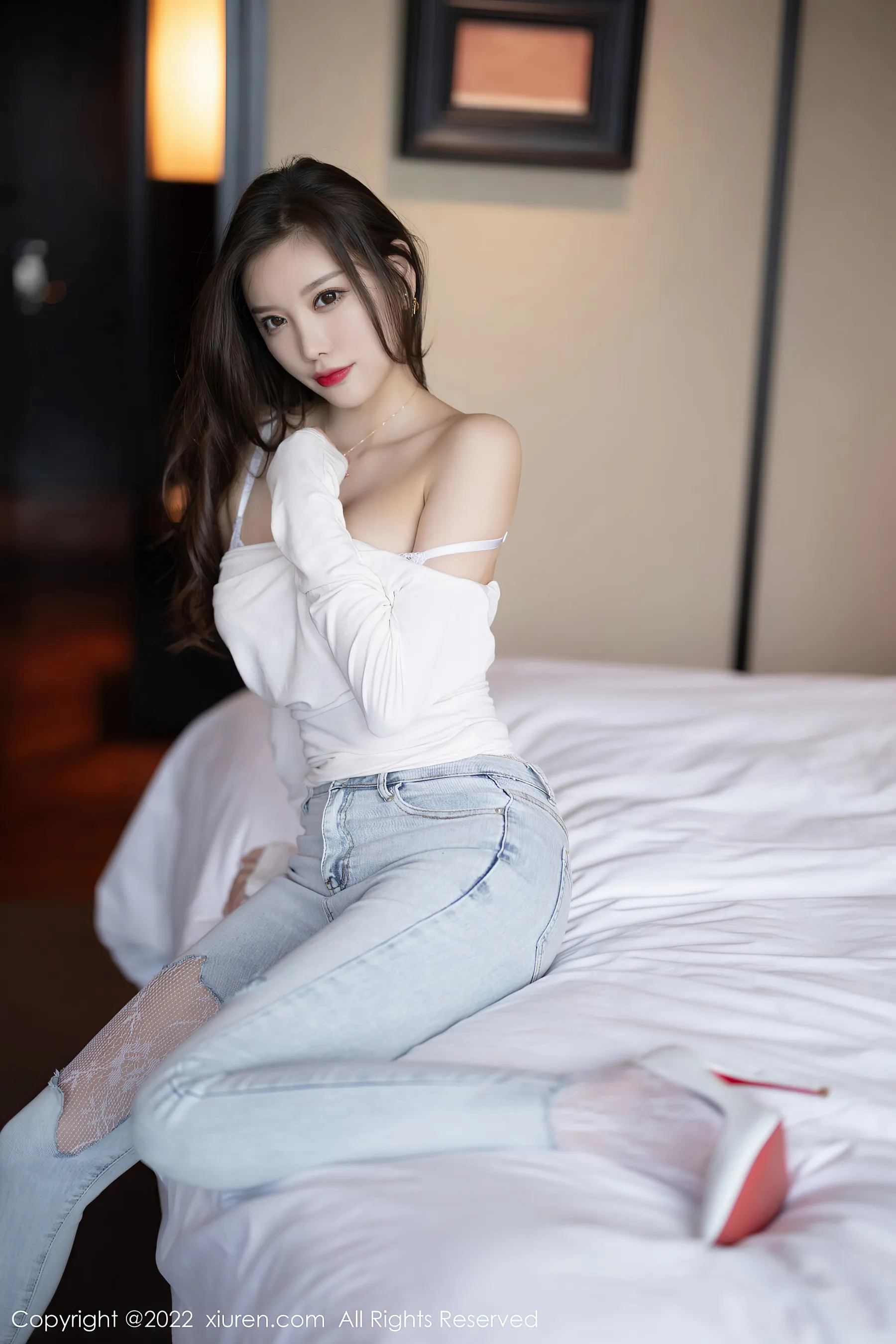  秀人网 No.4682 杨晨晨Yome 牛仔裤美腿第29张