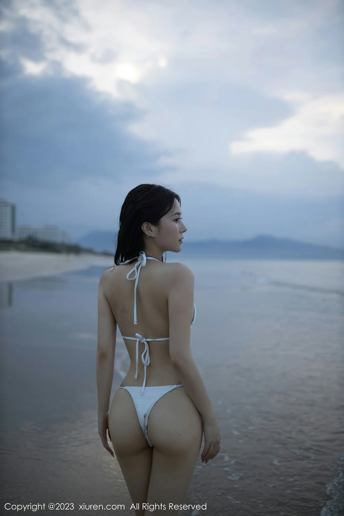  XiuRen 秀人 No.6852 鱼子酱Fish 白色比基尼巴厘岛旅拍1 [81P]第18张