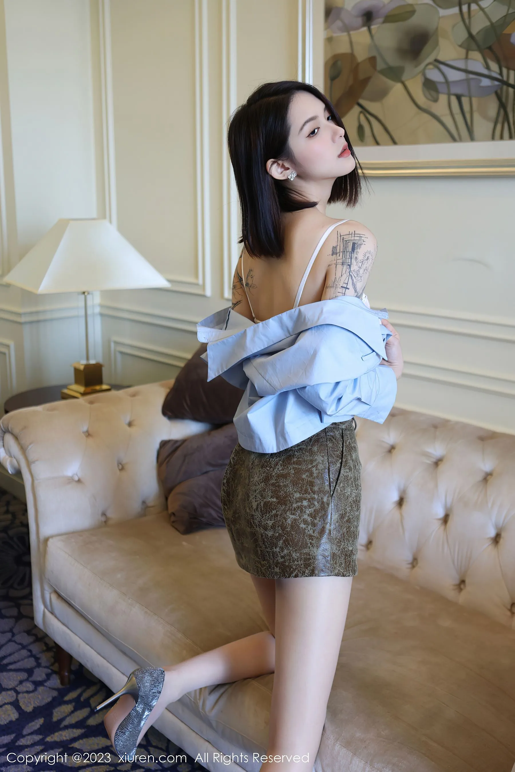  秀人网 No.6661 乔一一 短裙美腿第28张