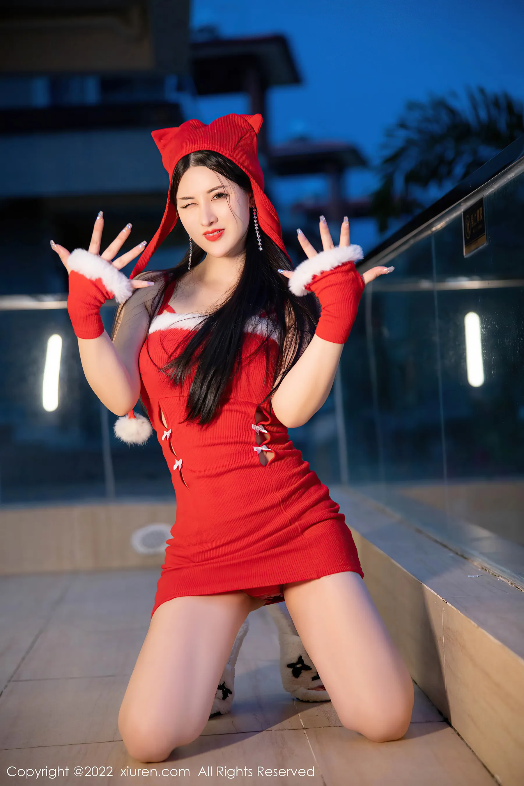  秀人网 No.4565 诗诗kiki 新年美腿第20张