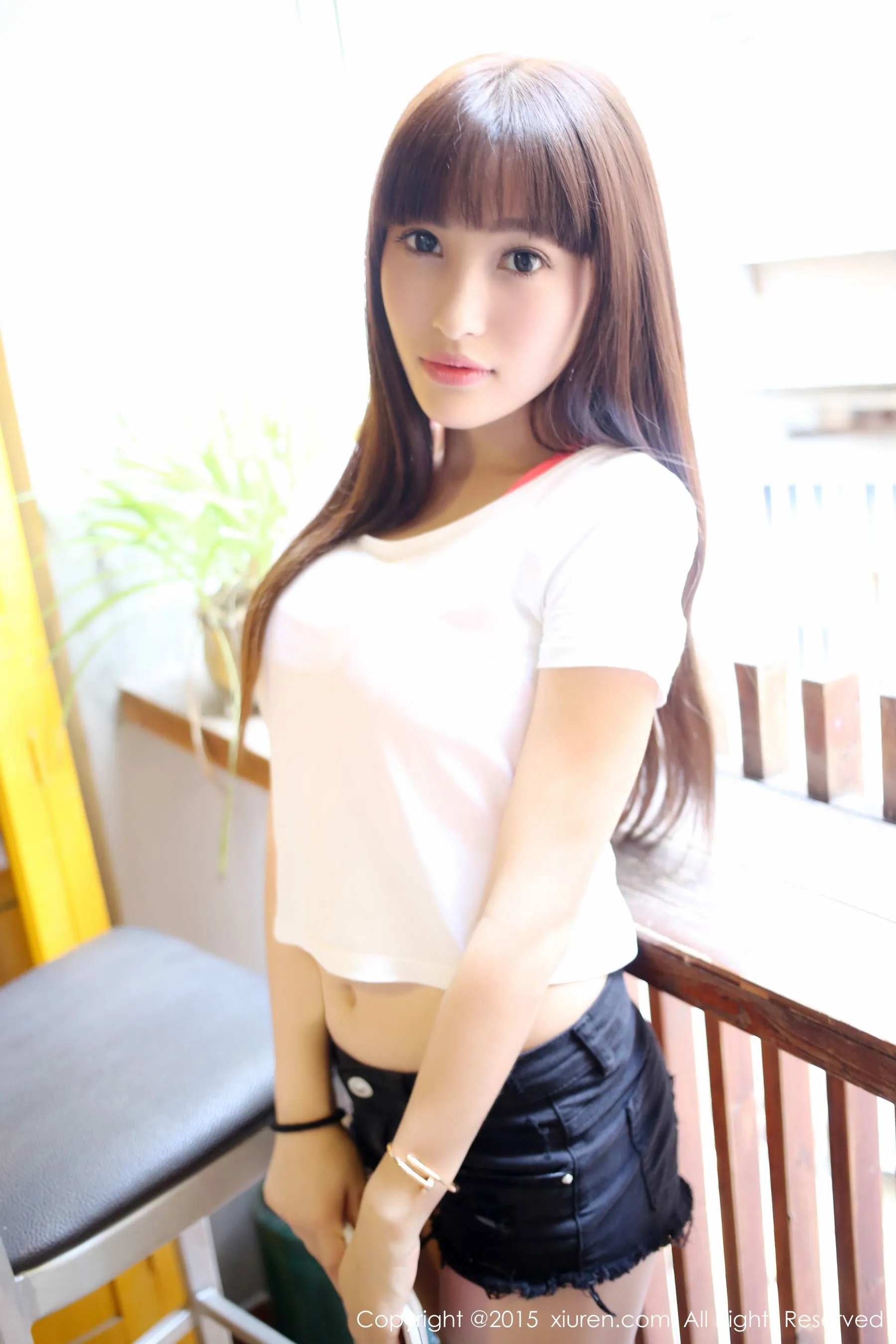  Nic妮可可《比基尼+热裤系列》 秀人网 No.447第16张