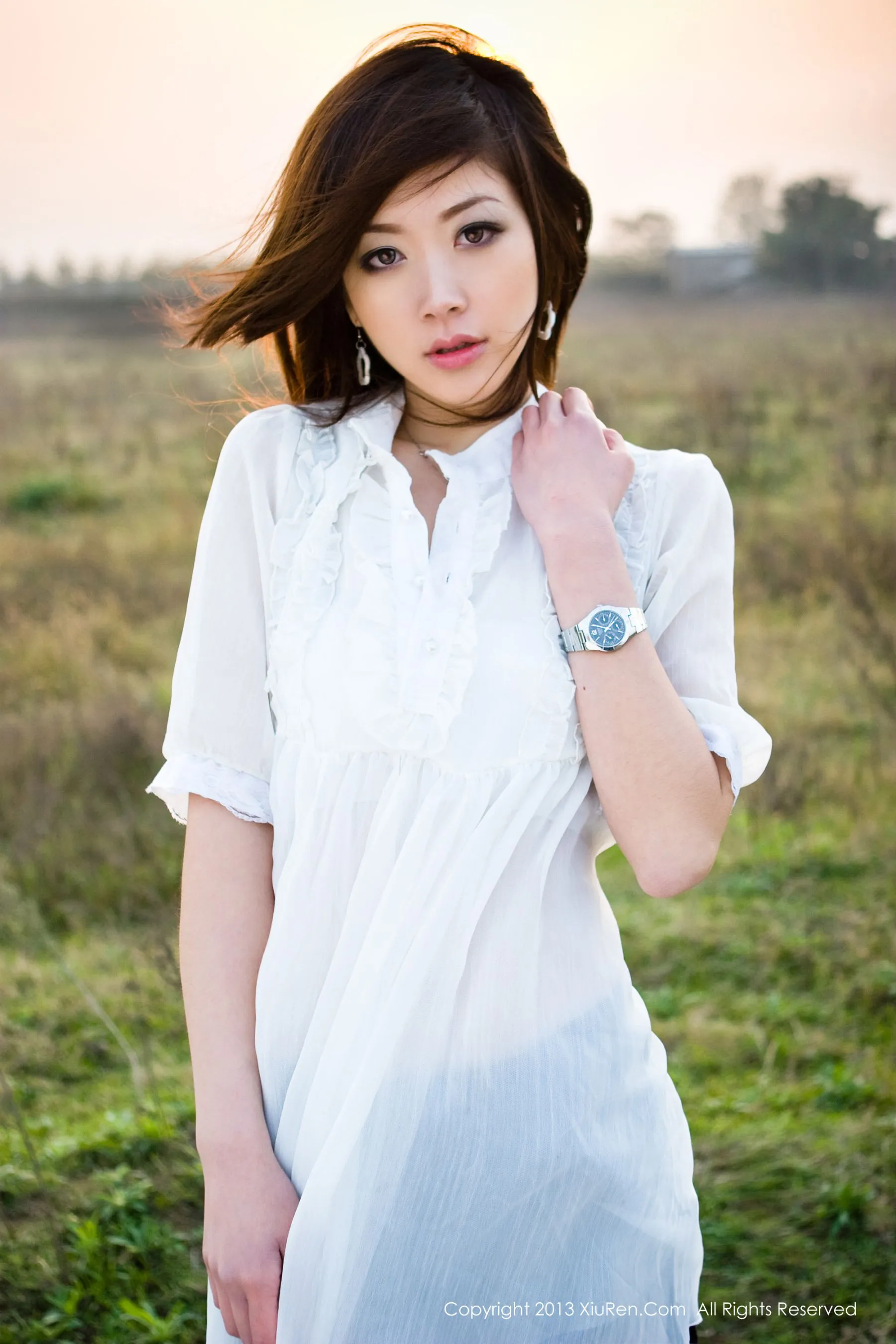  模特加菲《高挑的梦中情人》 秀人网 No.016第8张