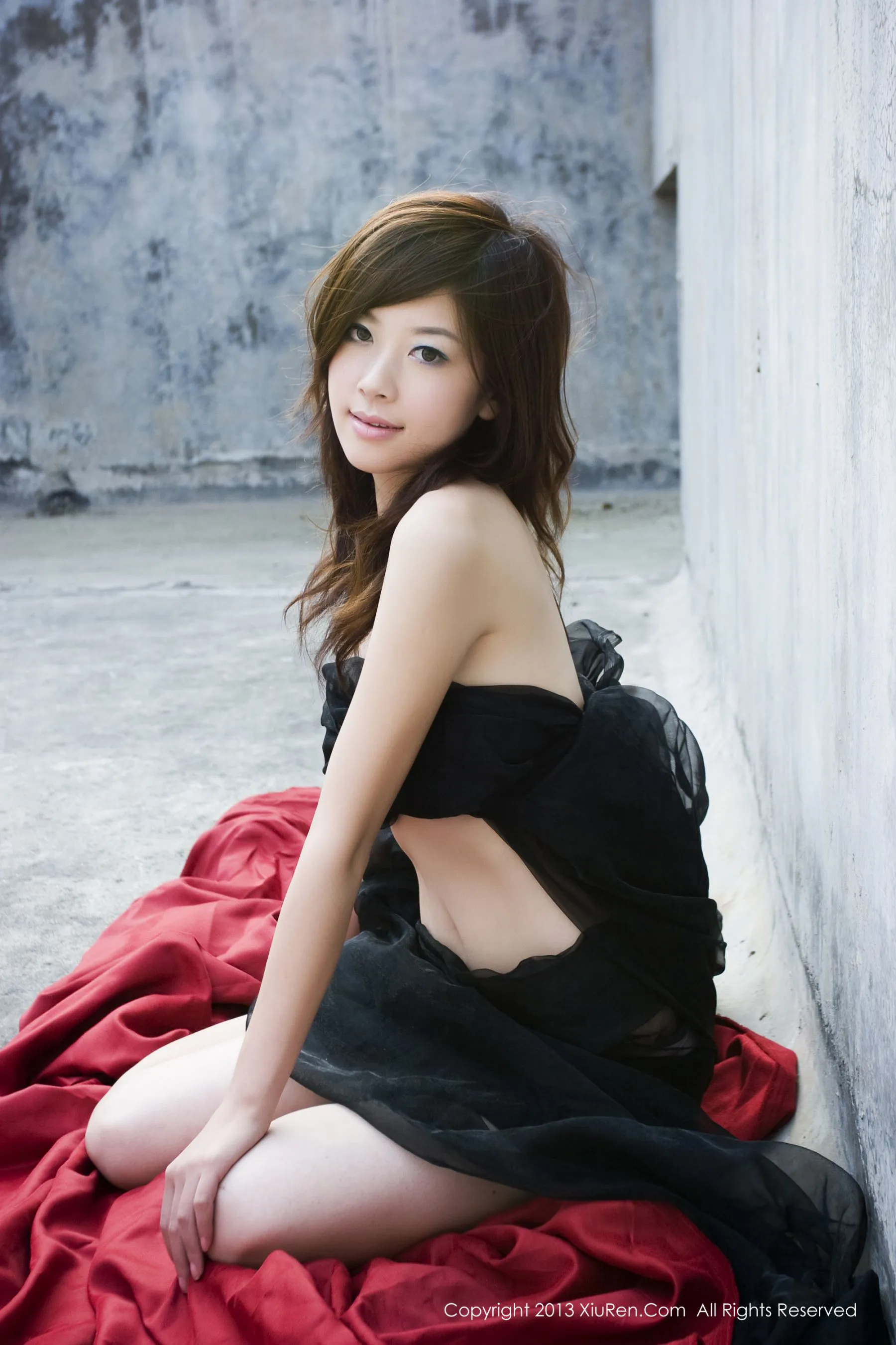  模特加菲《高挑的梦中情人》 秀人网 No.016第3张