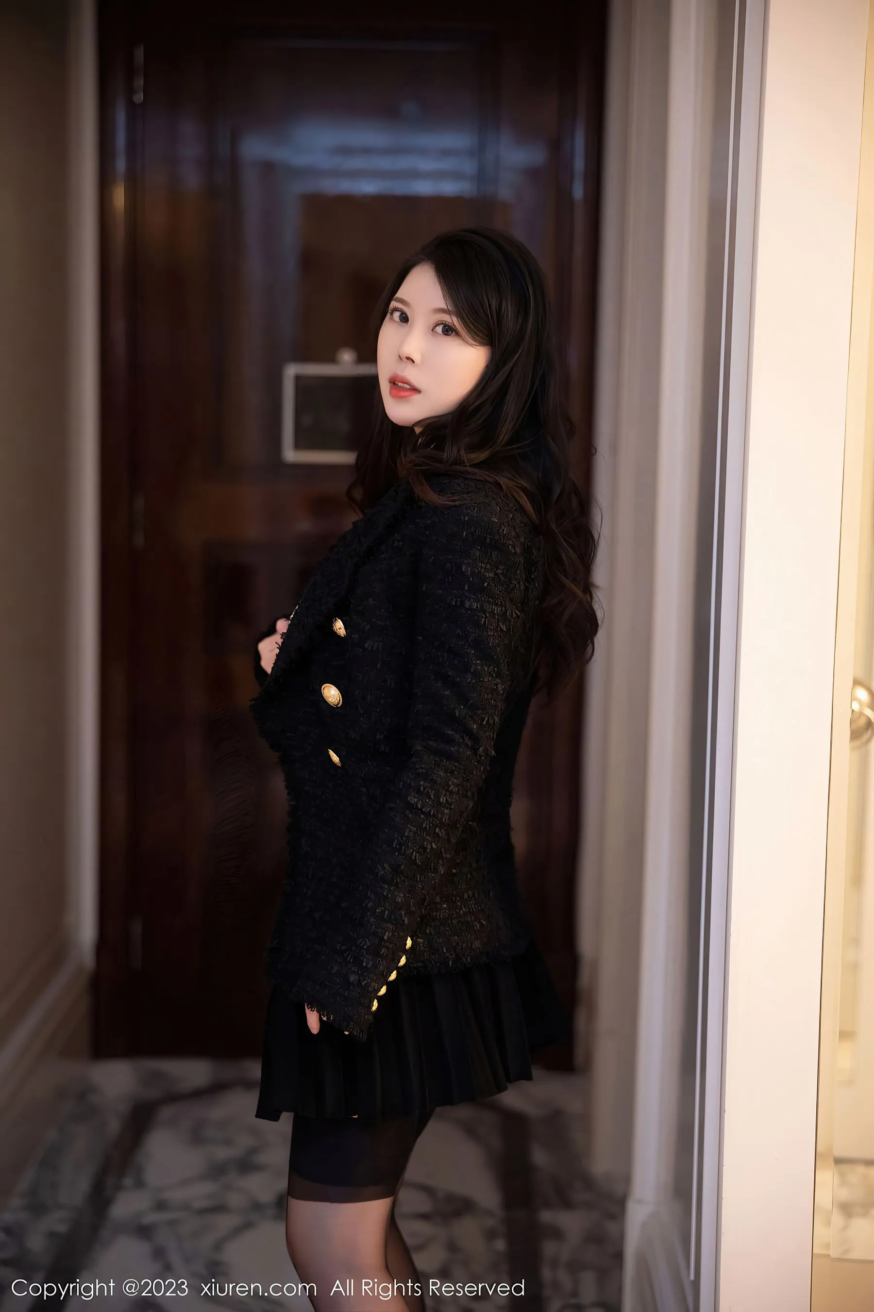  秀人网 No.6147 白茹雪 黑丝美臀第22张