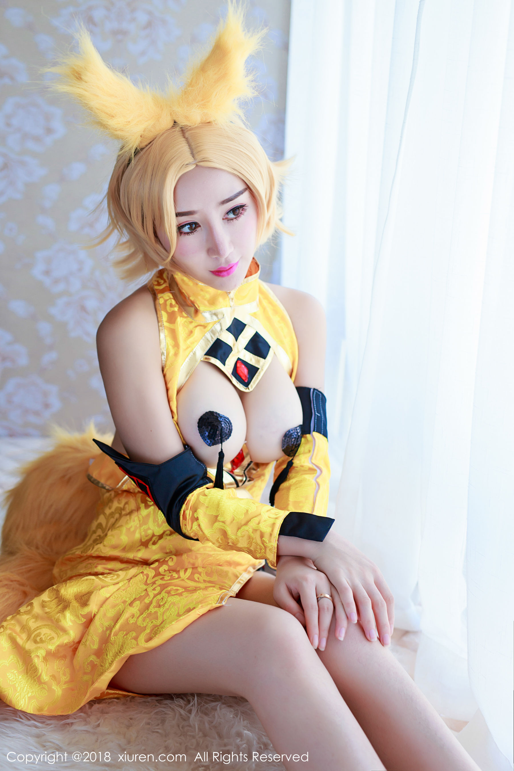  邹晶晶女王《王者荣耀妲己COS》 秀人 No.937第6张