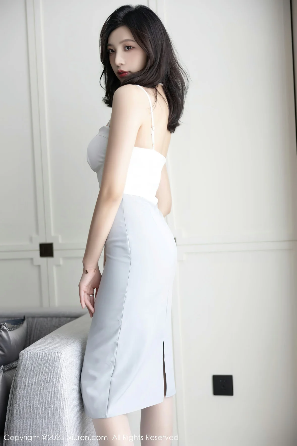  XiuRen 秀人 No.6898 郑颖姗Bev 白色蕾丝内衣性感写真 [83P]第3张