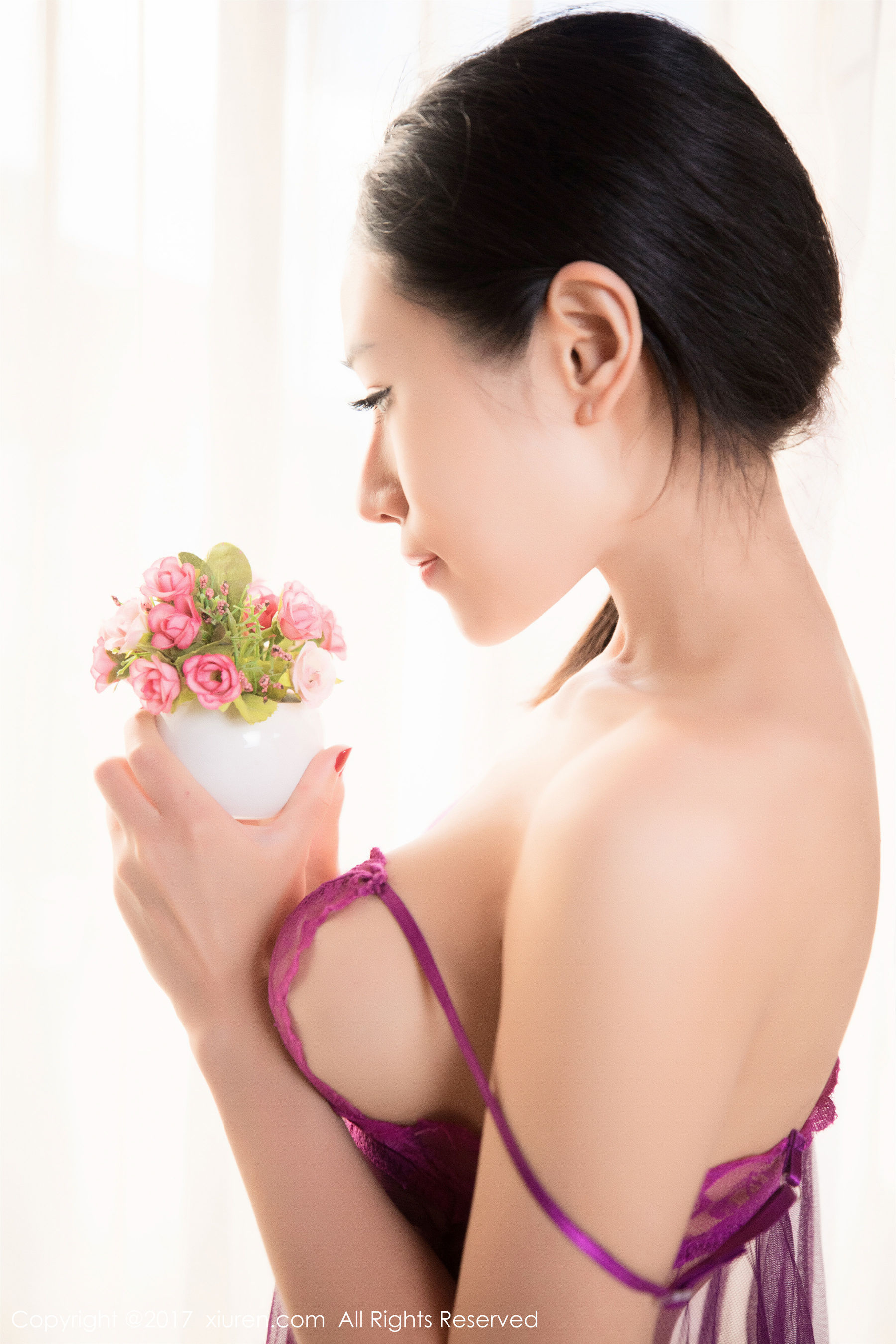  馨怡《透视睡衣下的诱惑》 秀人网XIUREN No.785第4张