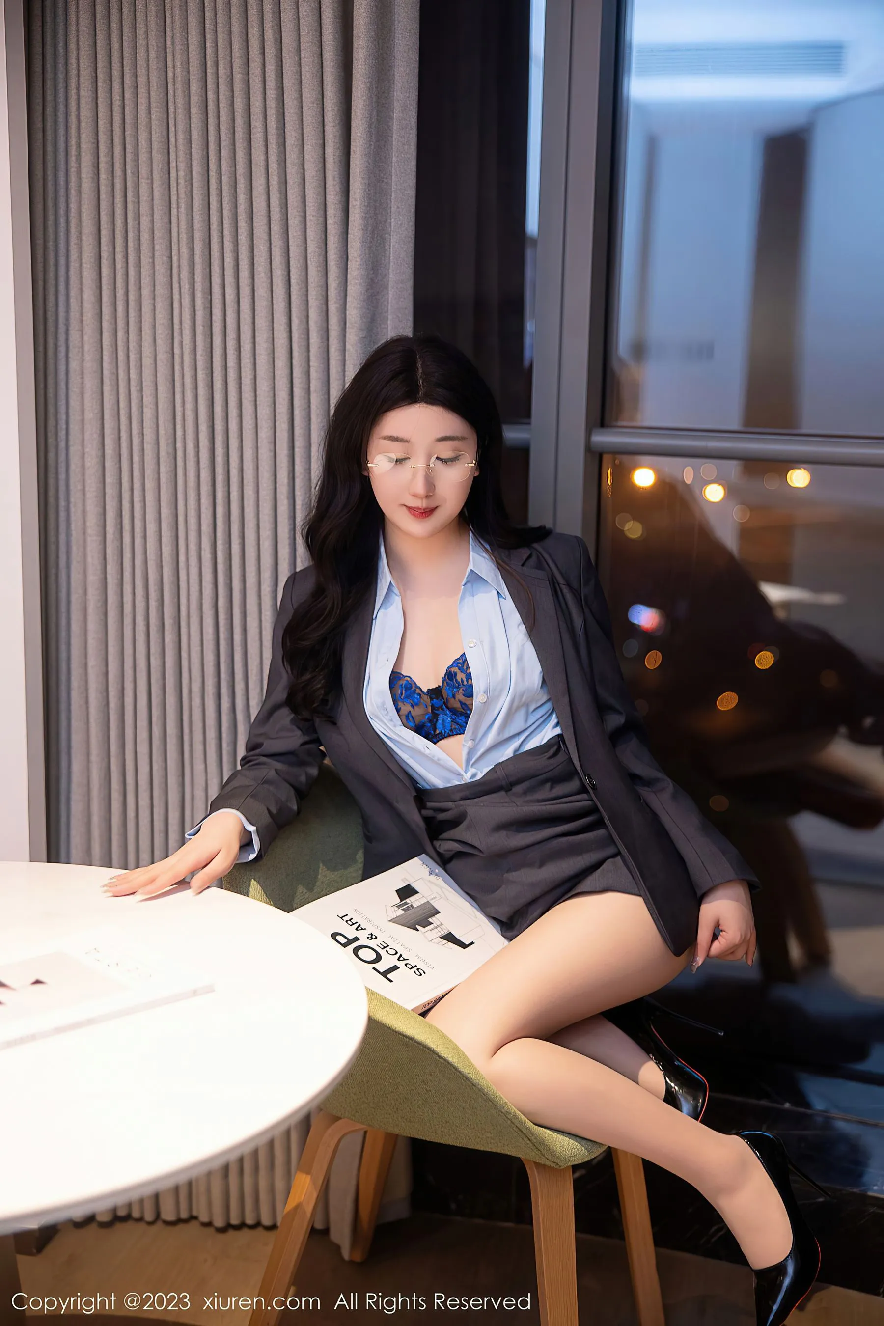  秀人网 No.6607 江真真 丝袜制服第27张