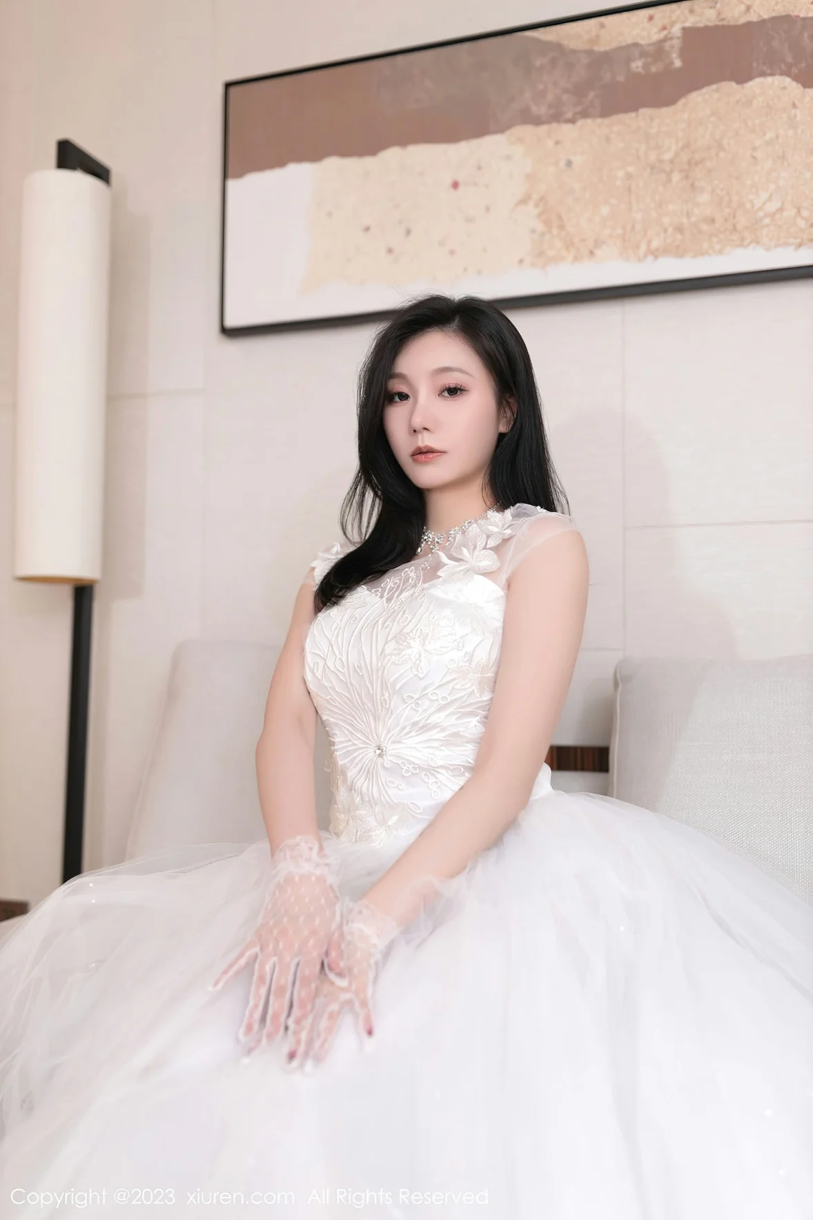  XiuRen 秀人 No.7201 安然anran 白色婚纱性感写真 [80P]第4张