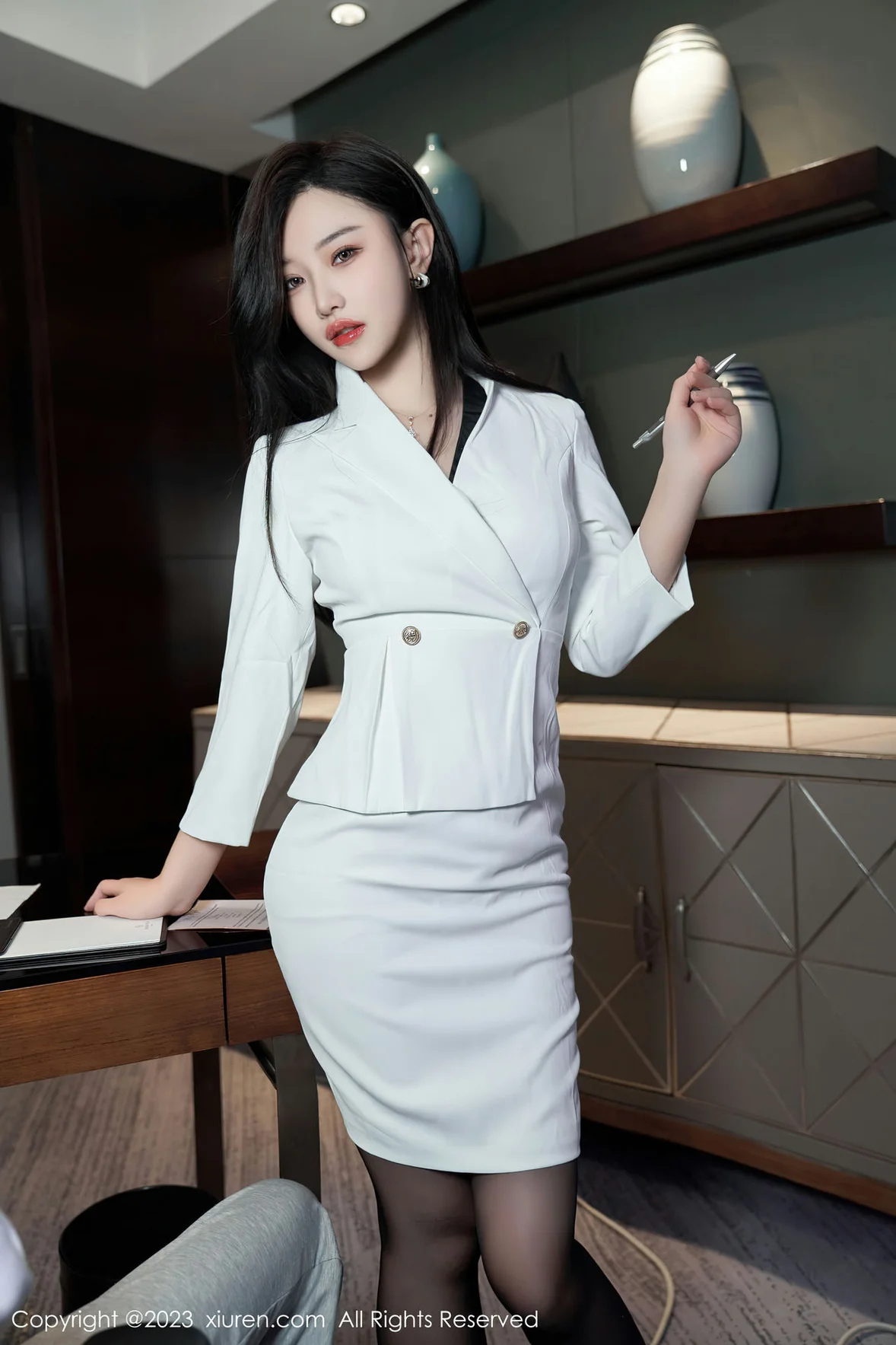  XiuRen 秀人 No.6900 妙可可Cheese 魅惑黑丝性感写真 [81P]第8张