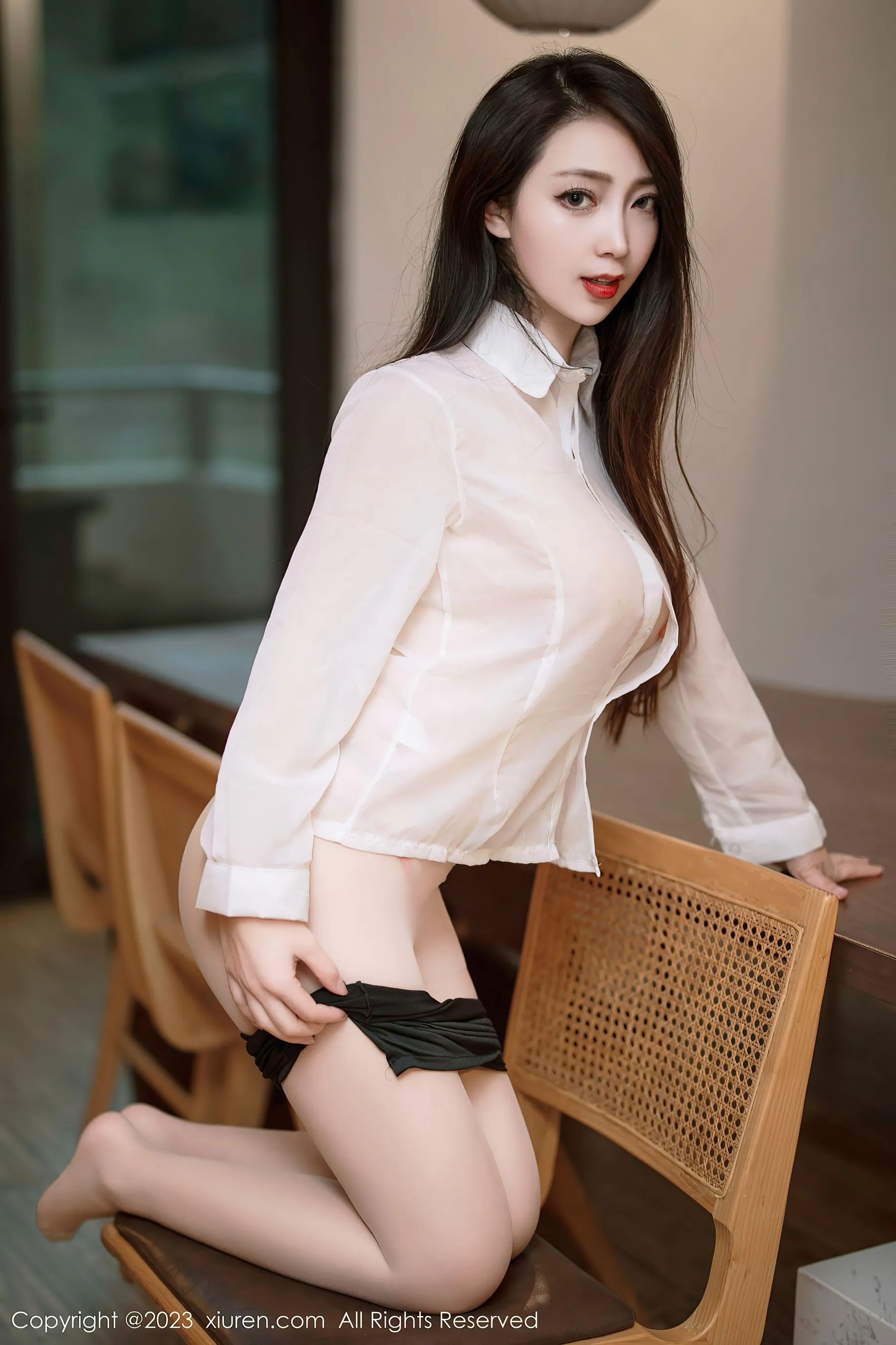  秀人网 No.6341 娇喘JC 丝袜美臀第15张