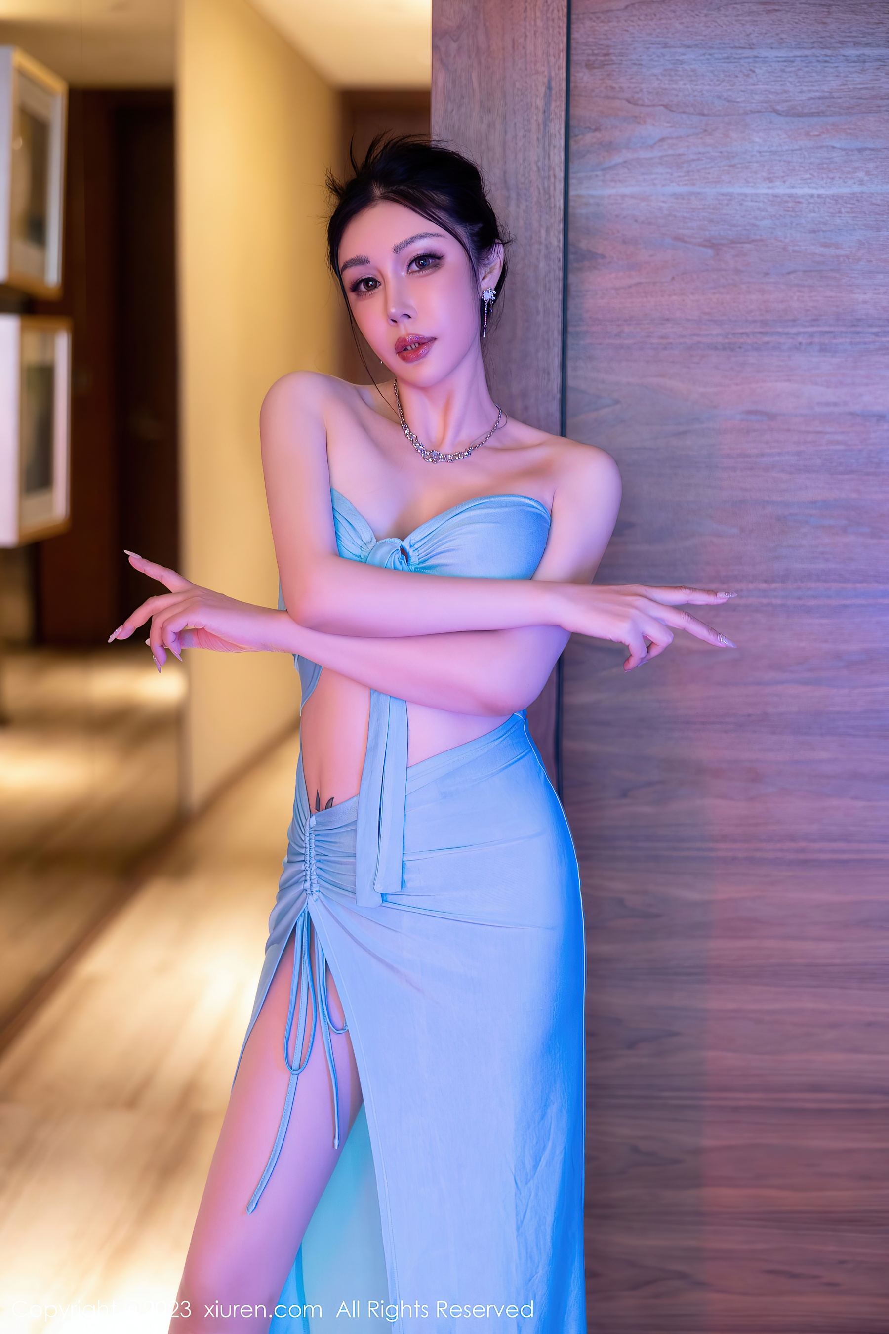 XiuRen 秀人 No.7446 田冰冰 长裙美臀第24张