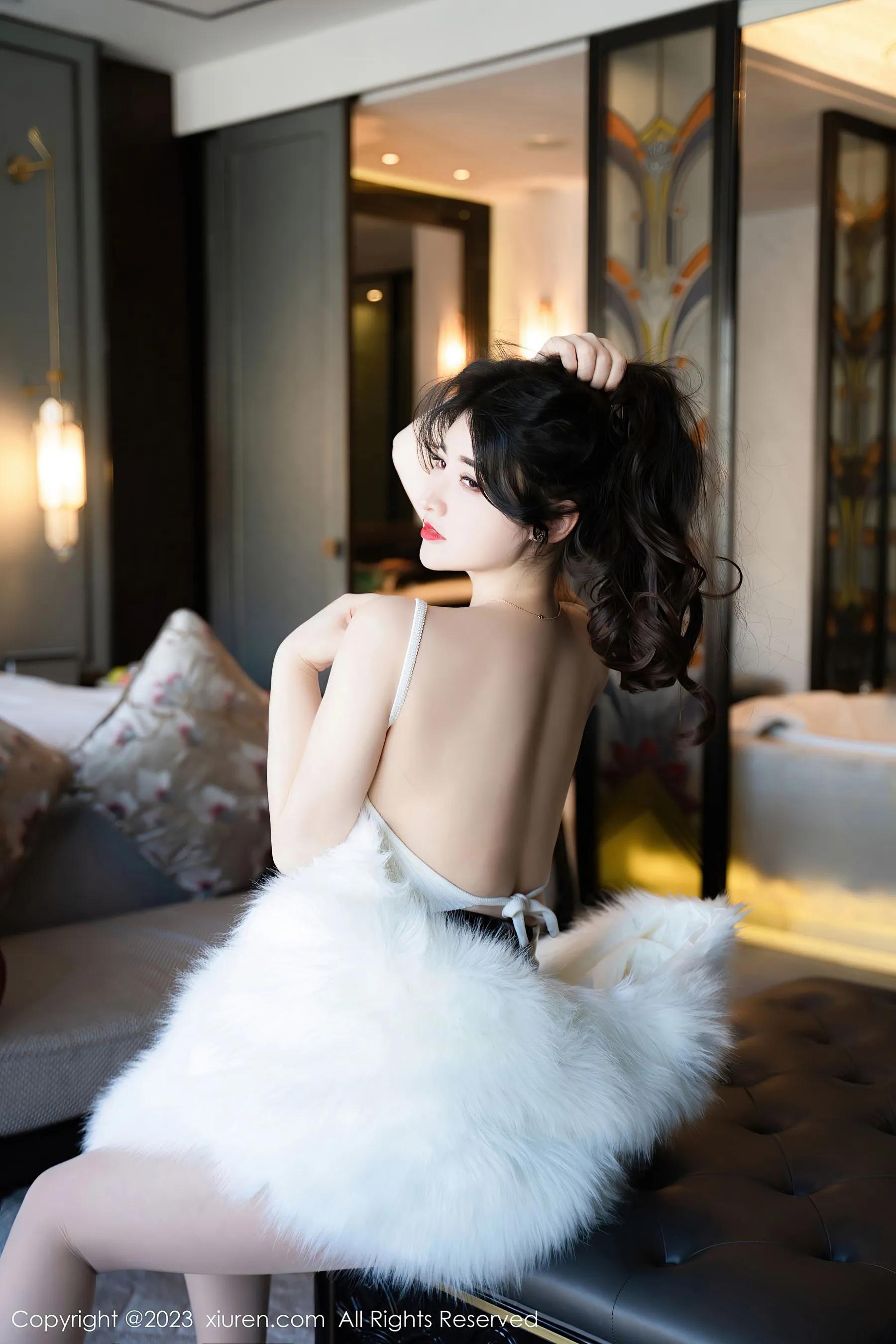  秀人网 No.6568 诗诗kiki 短裙美臀第12张